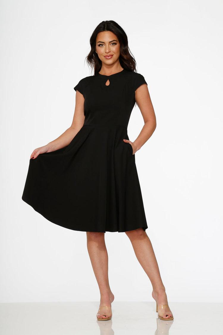 Black Swing Dress Product Image