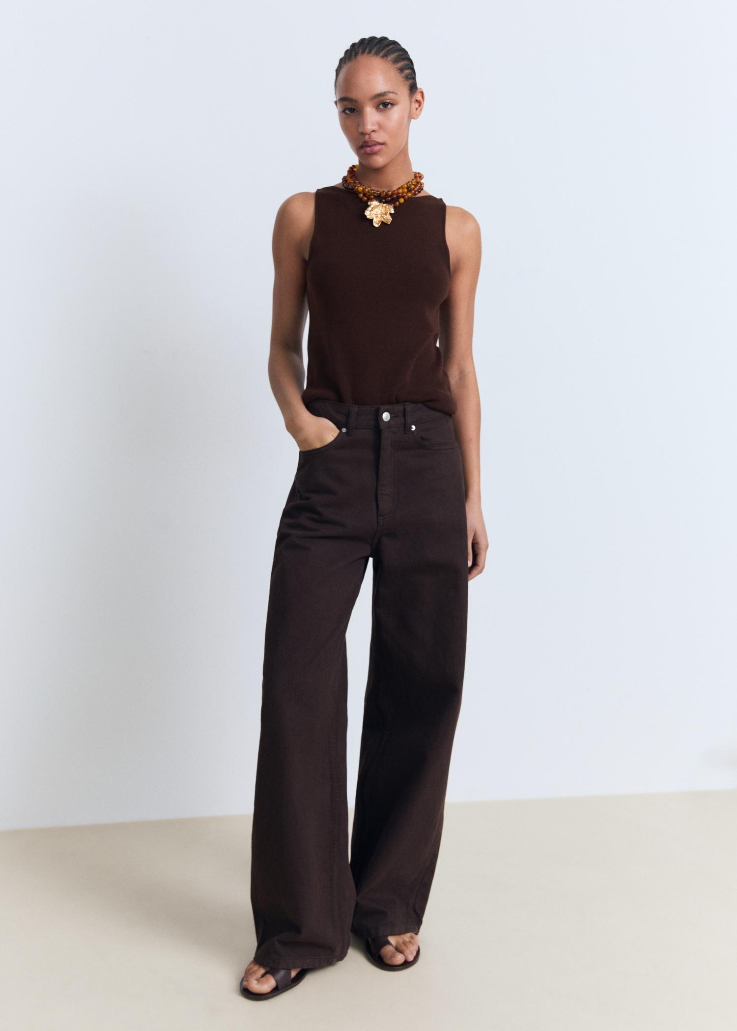 Fine-knit top - Women | MANGO USA Product Image