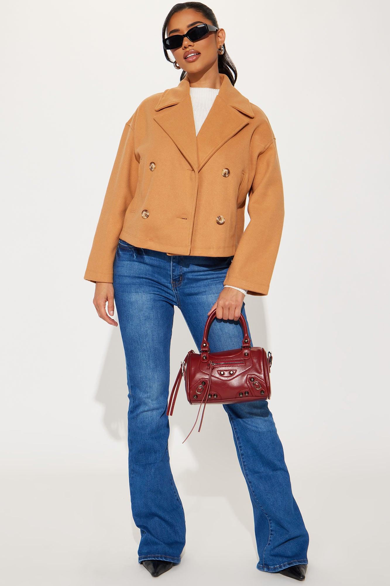 My Moment Wool Coat - Camel Product Image