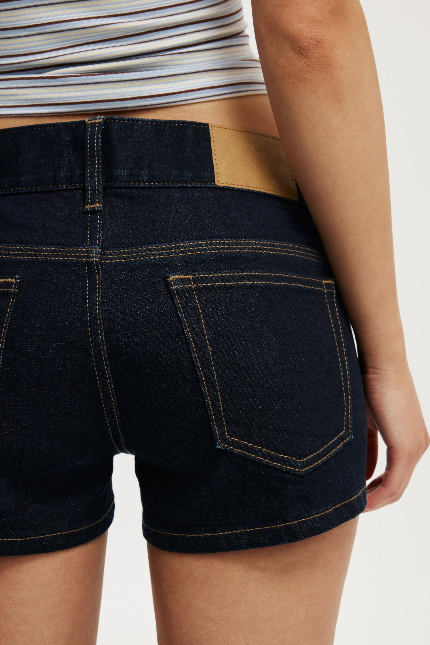 Micro Low Denim Short Product Image