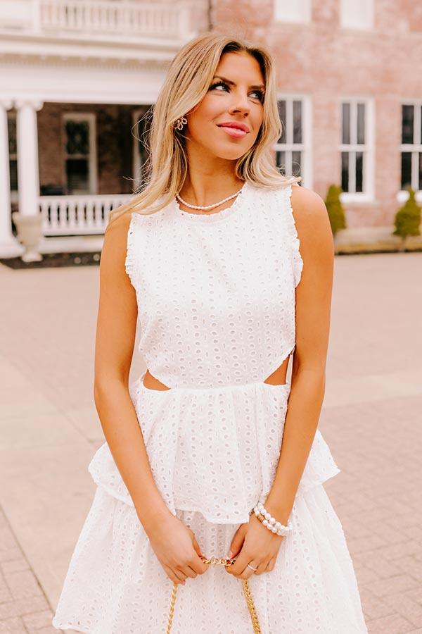 Touch My Soul Eyelet Midi Product Image