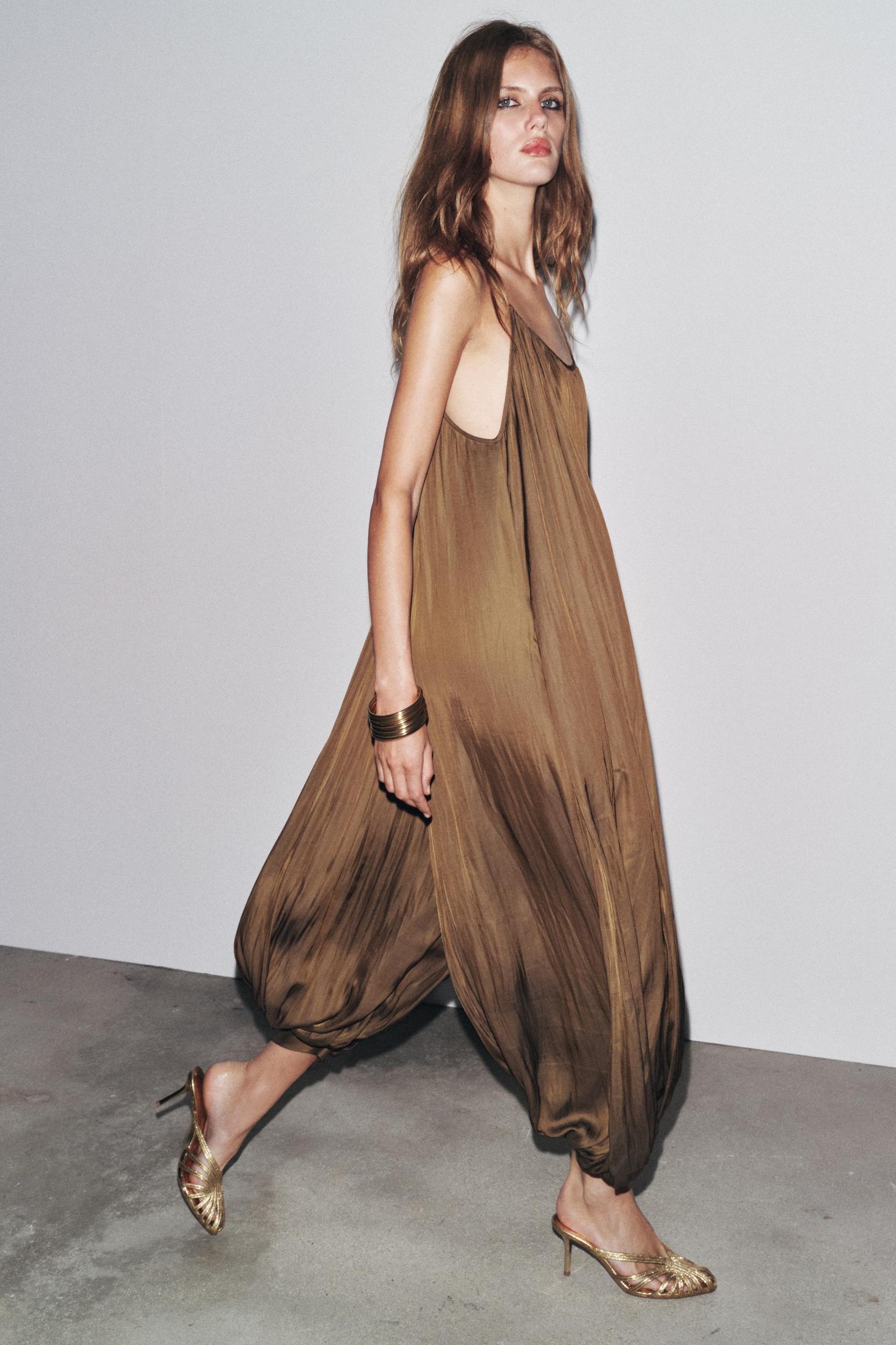 ZW COLLECTION LONG PLEATED JUMPSUIT Product Image