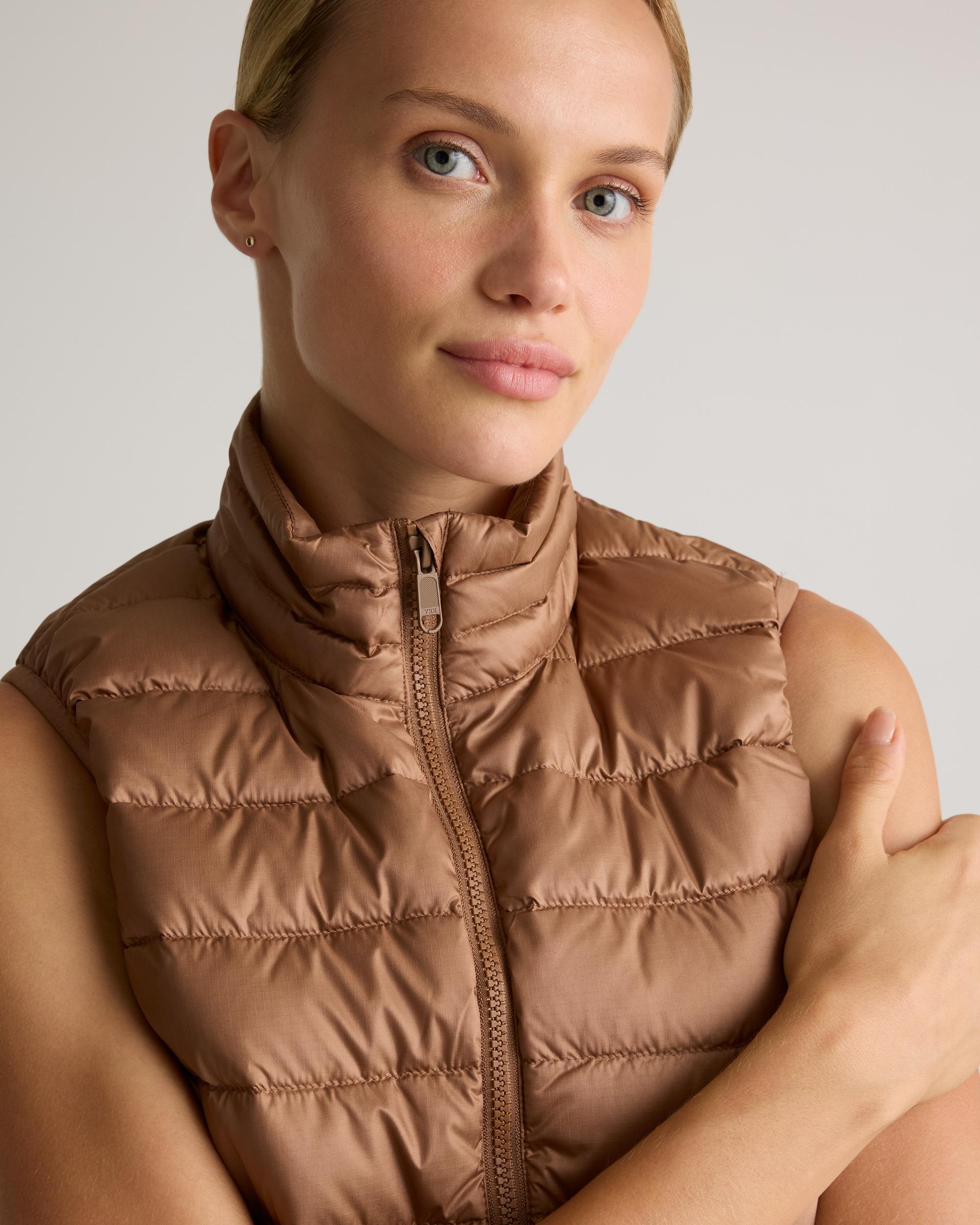 Quince | Women's Lightweight Down Packable Puffer Vest Size XL, Recycled Polyester Product Image