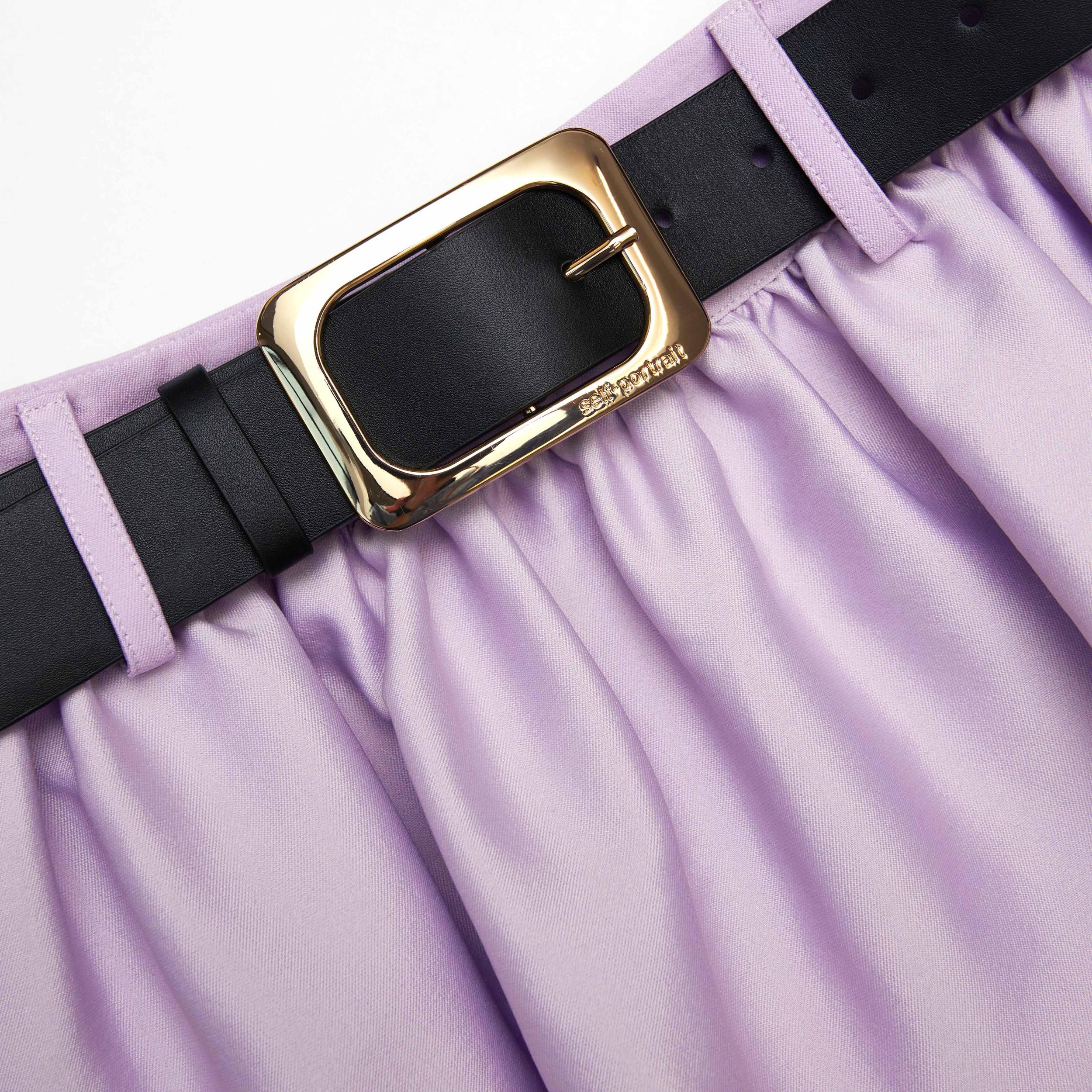 Lilac Taffeta Skort Product Image