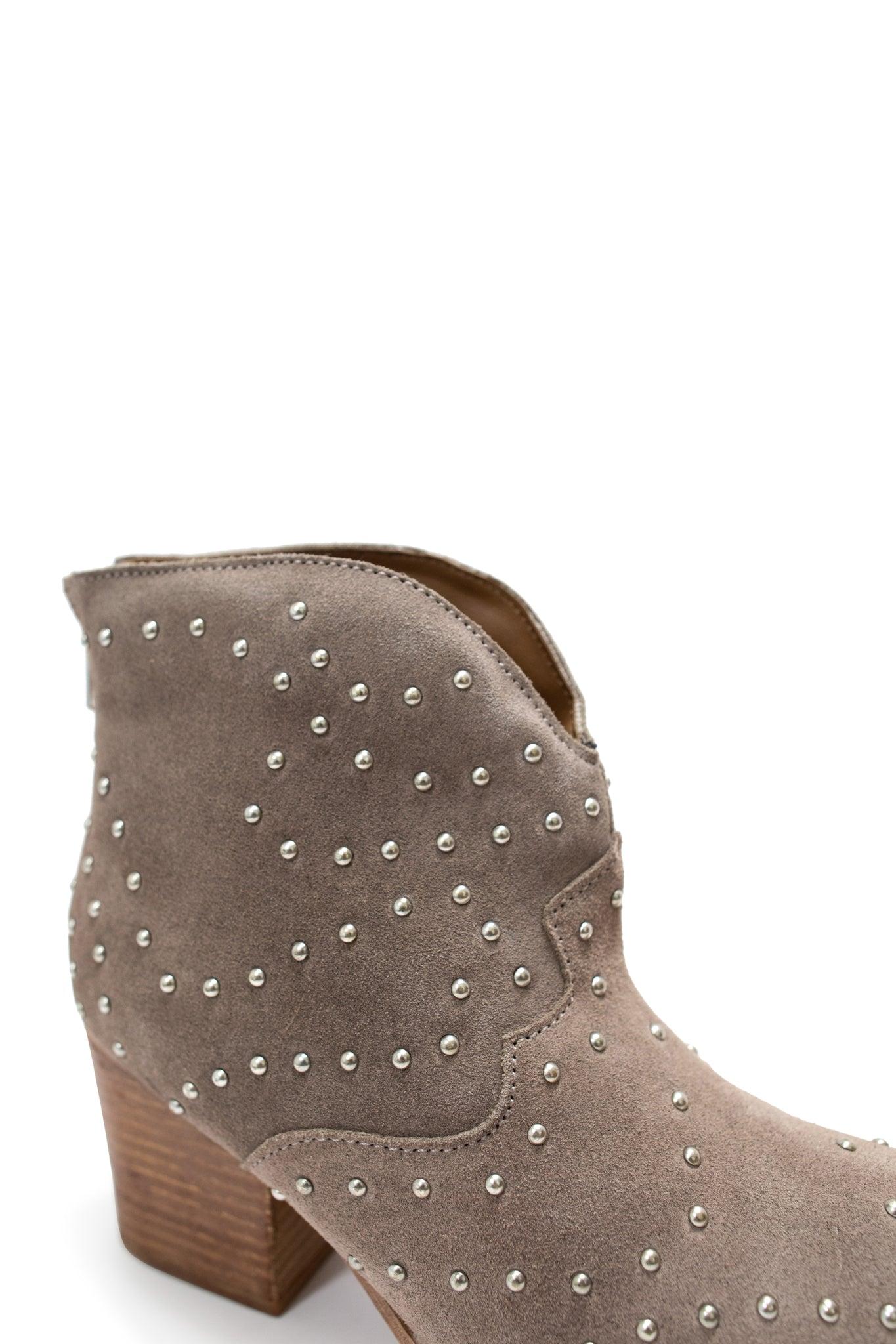 Twilight Studded Heeled Ankle Boot in Denim (Online Exclusive) Product Image
