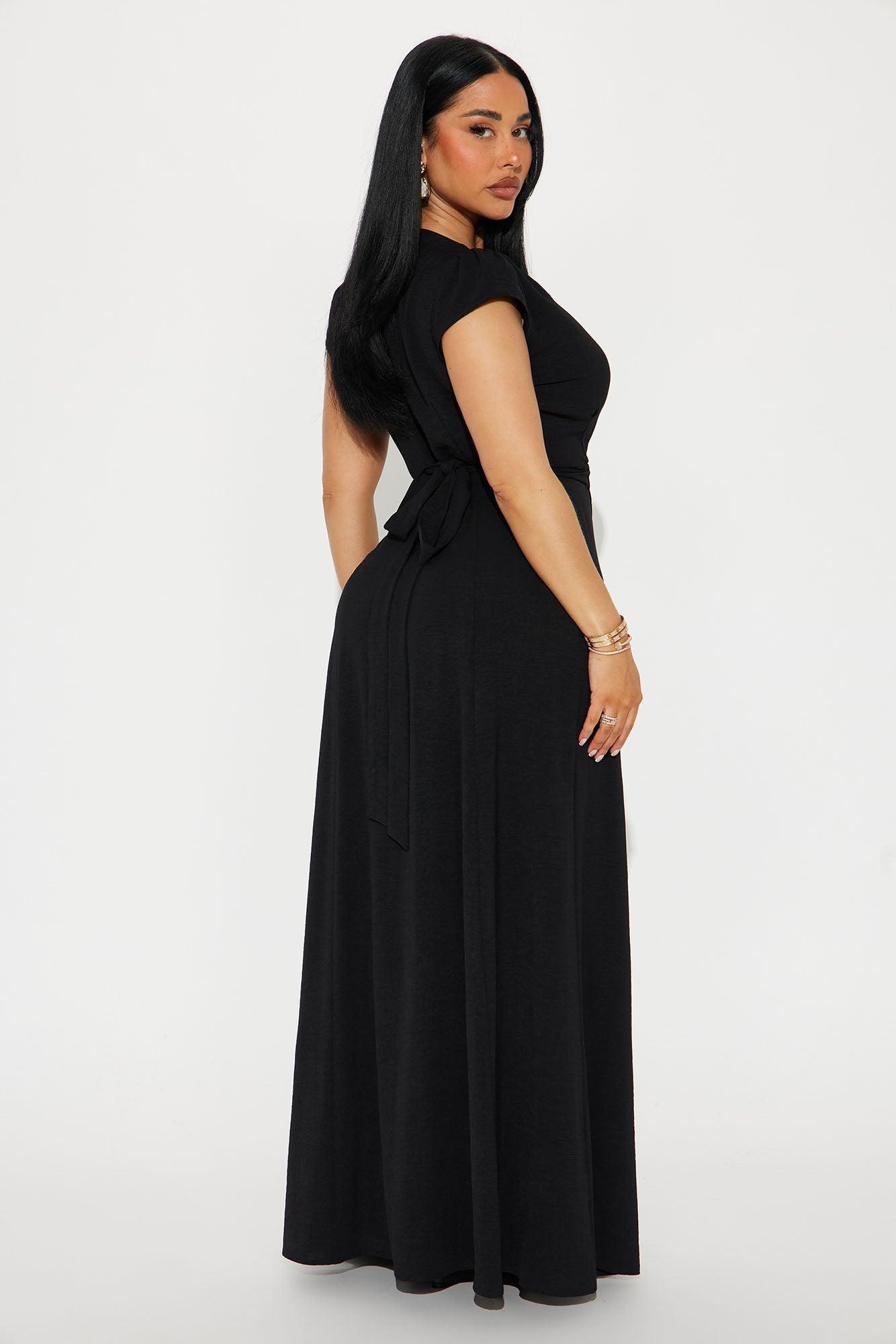 Annita Airflow Maxi Dress - Black Product Image