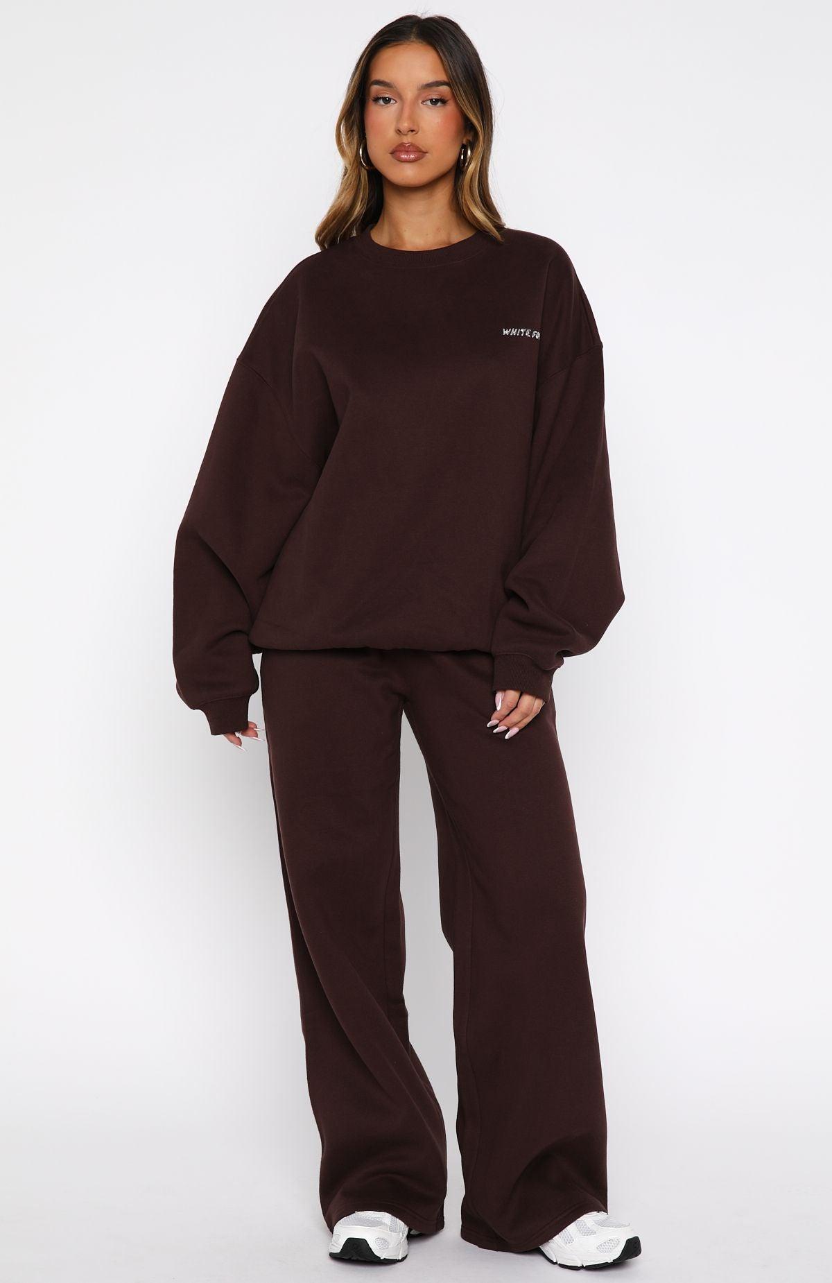 Test Drive Oversized Sweater Chocolate Product Image