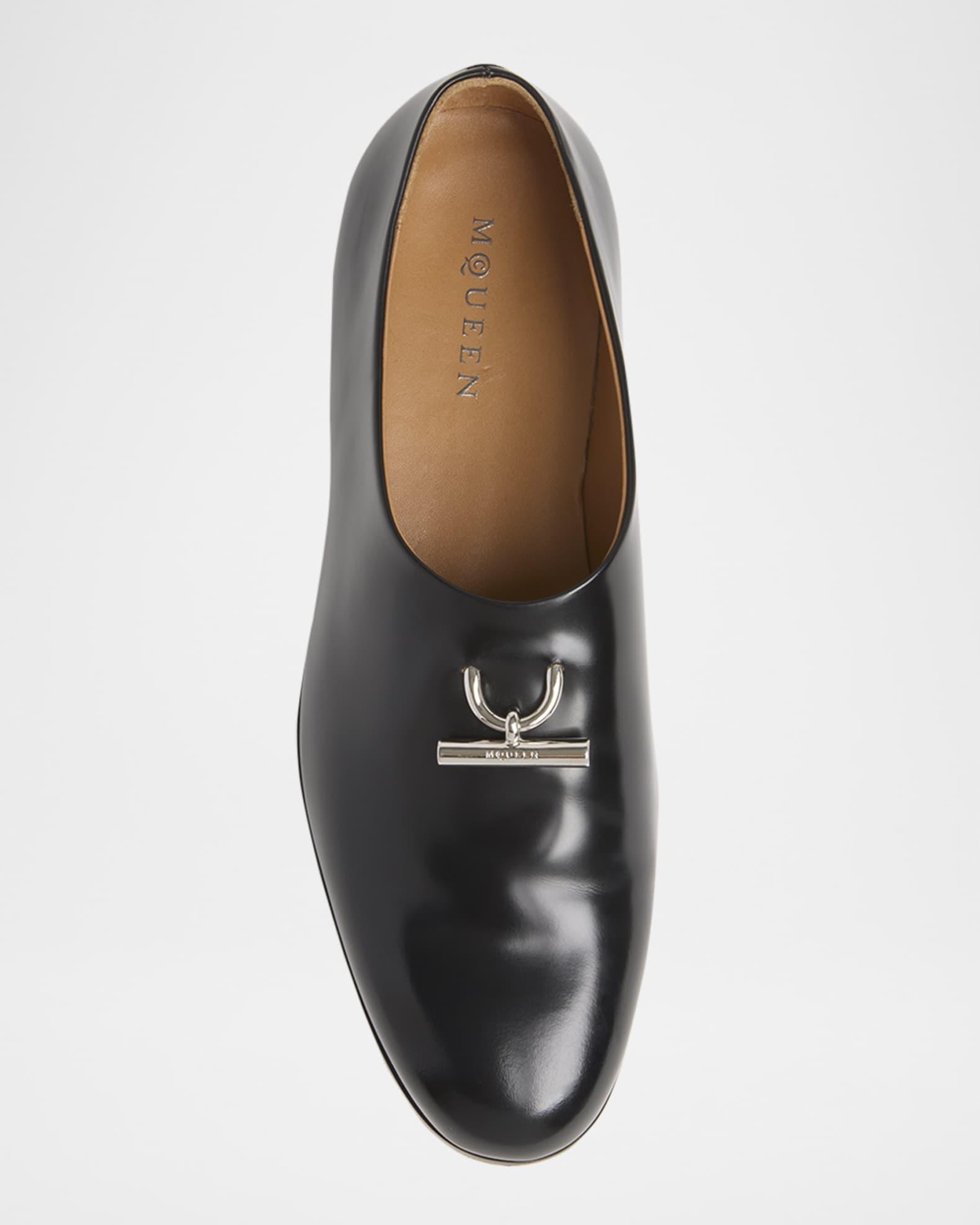 Men's T-Bar Leather Loafers Product Image