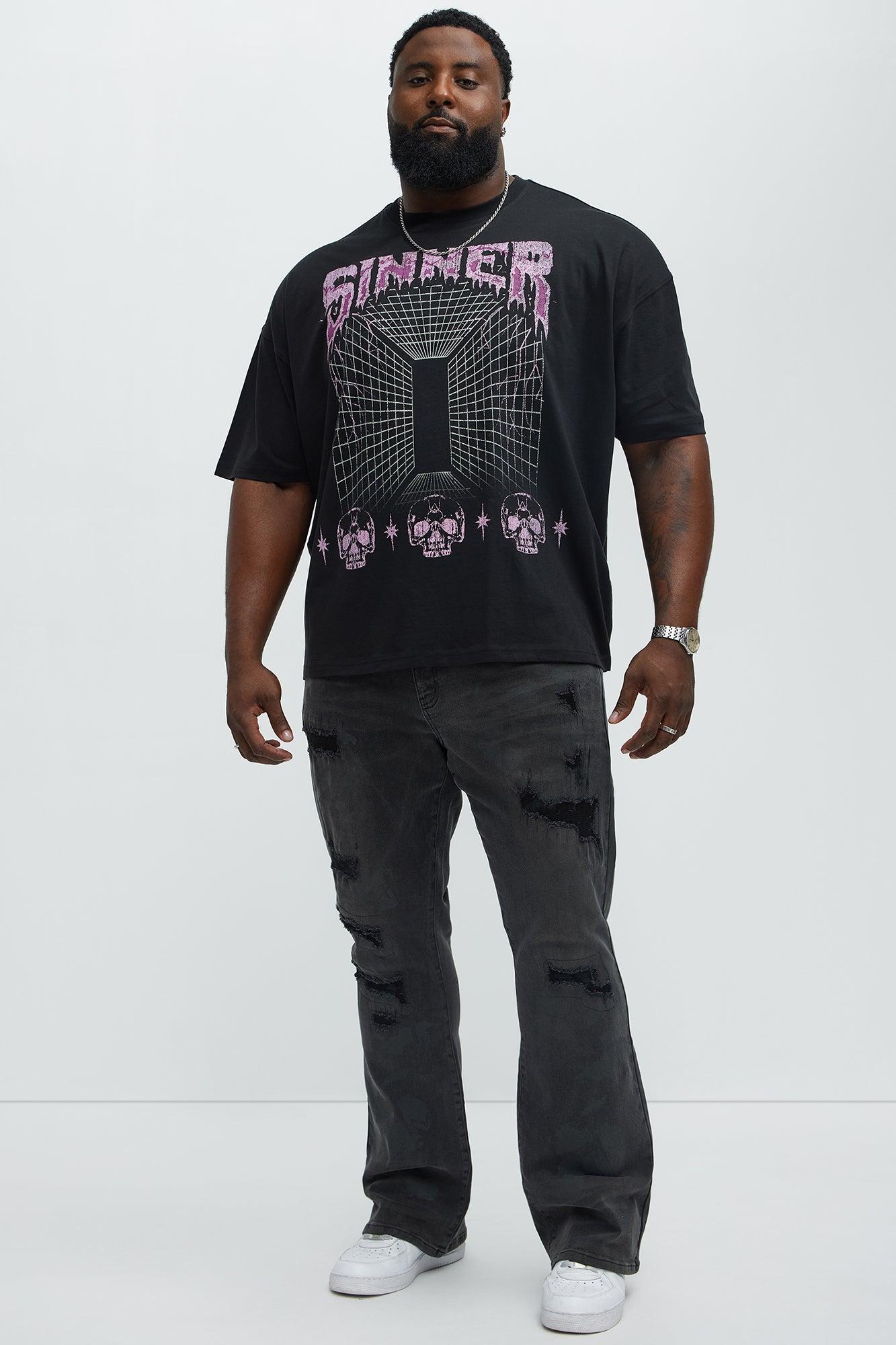 Sinner No Limits Oversized Short Sleeve Tee - Black Product Image