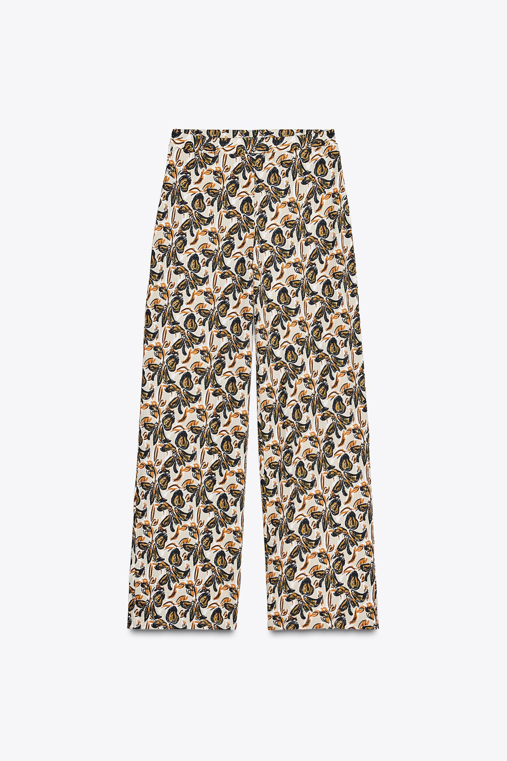 WIDE PRINTED PANTS Product Image