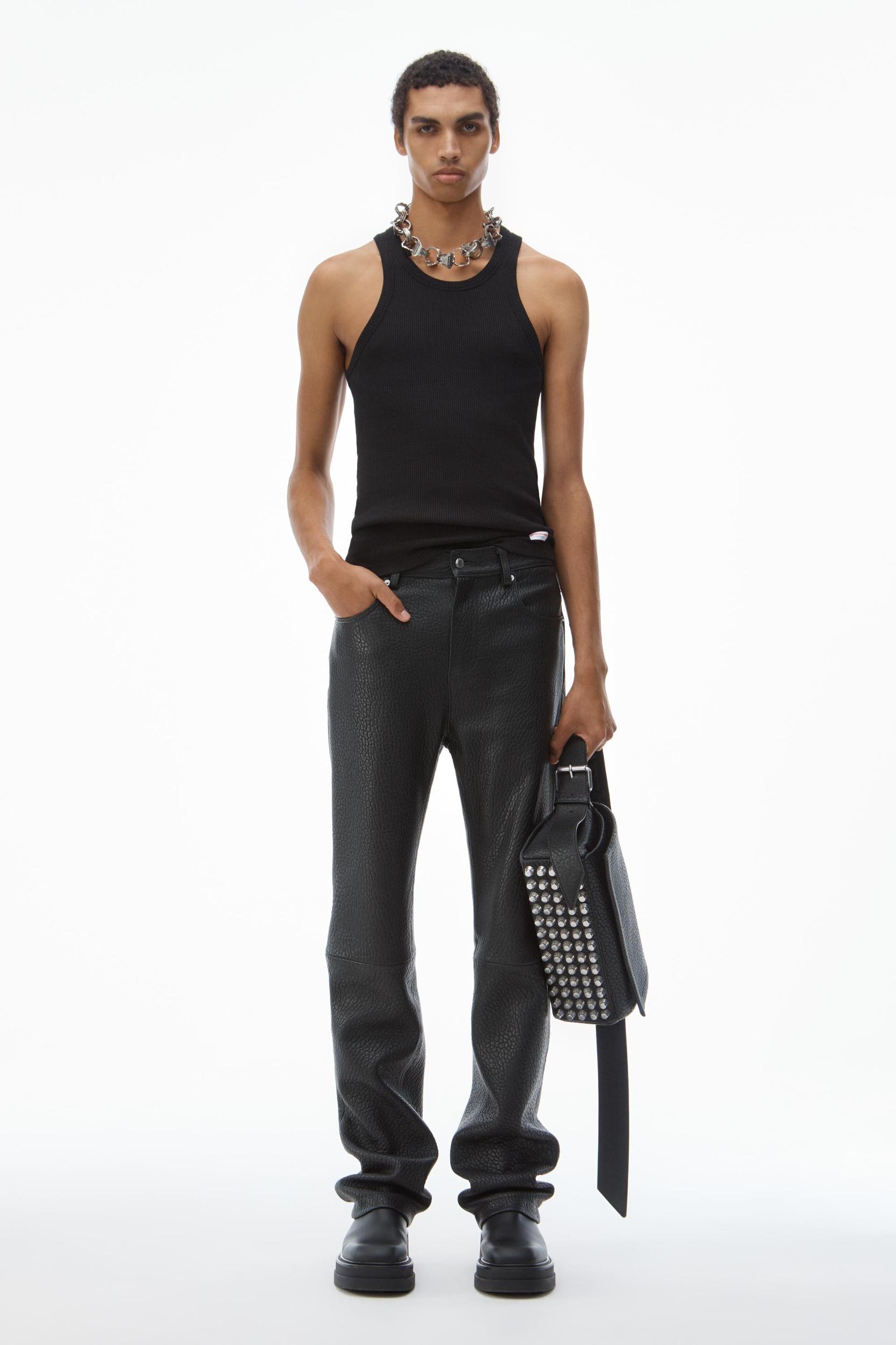 Slim-leg Pants In Primal Lambskin Leather Product Image