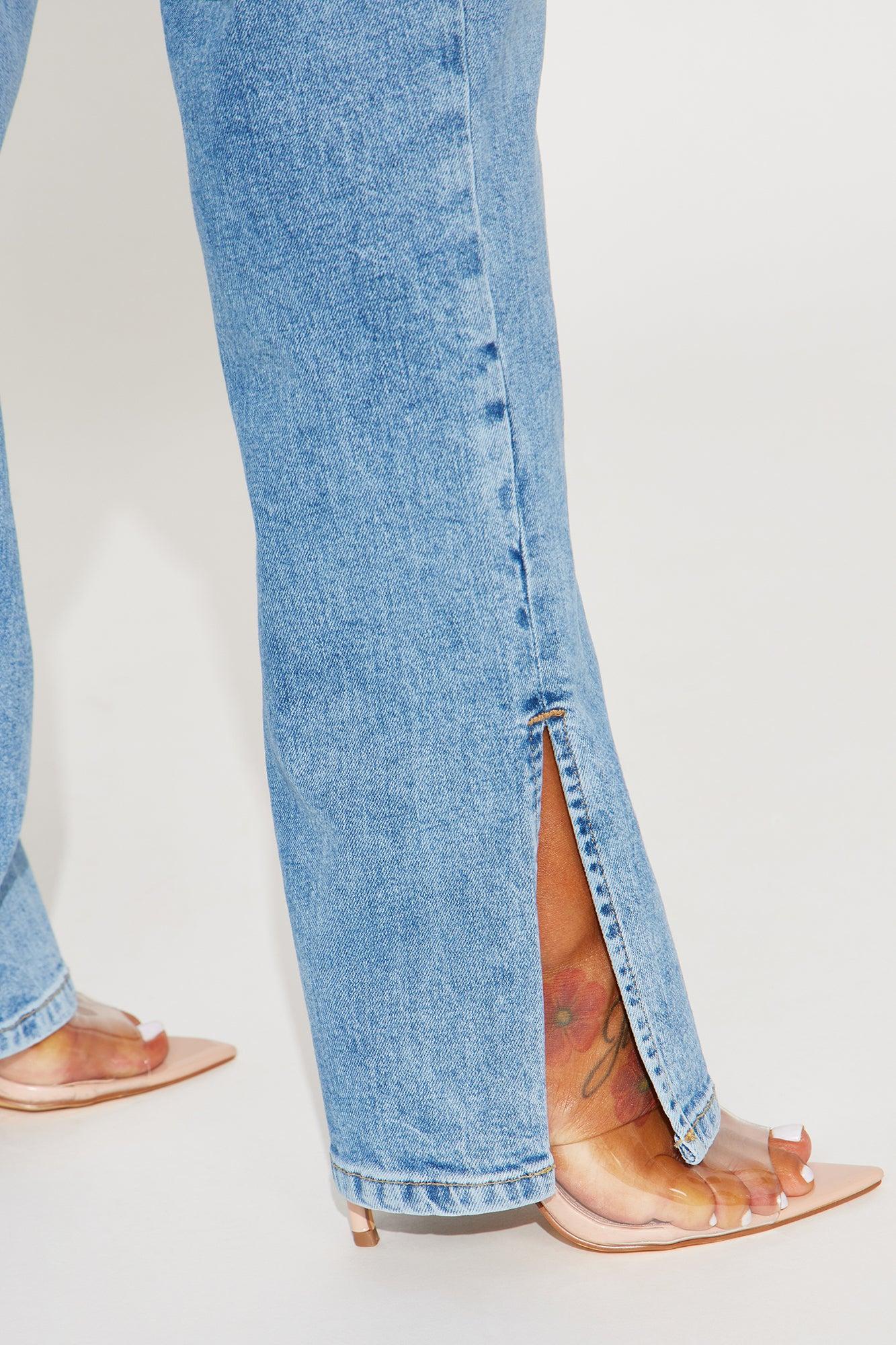 High Intensity Straight Leg Jeans - Medium Wash Product Image