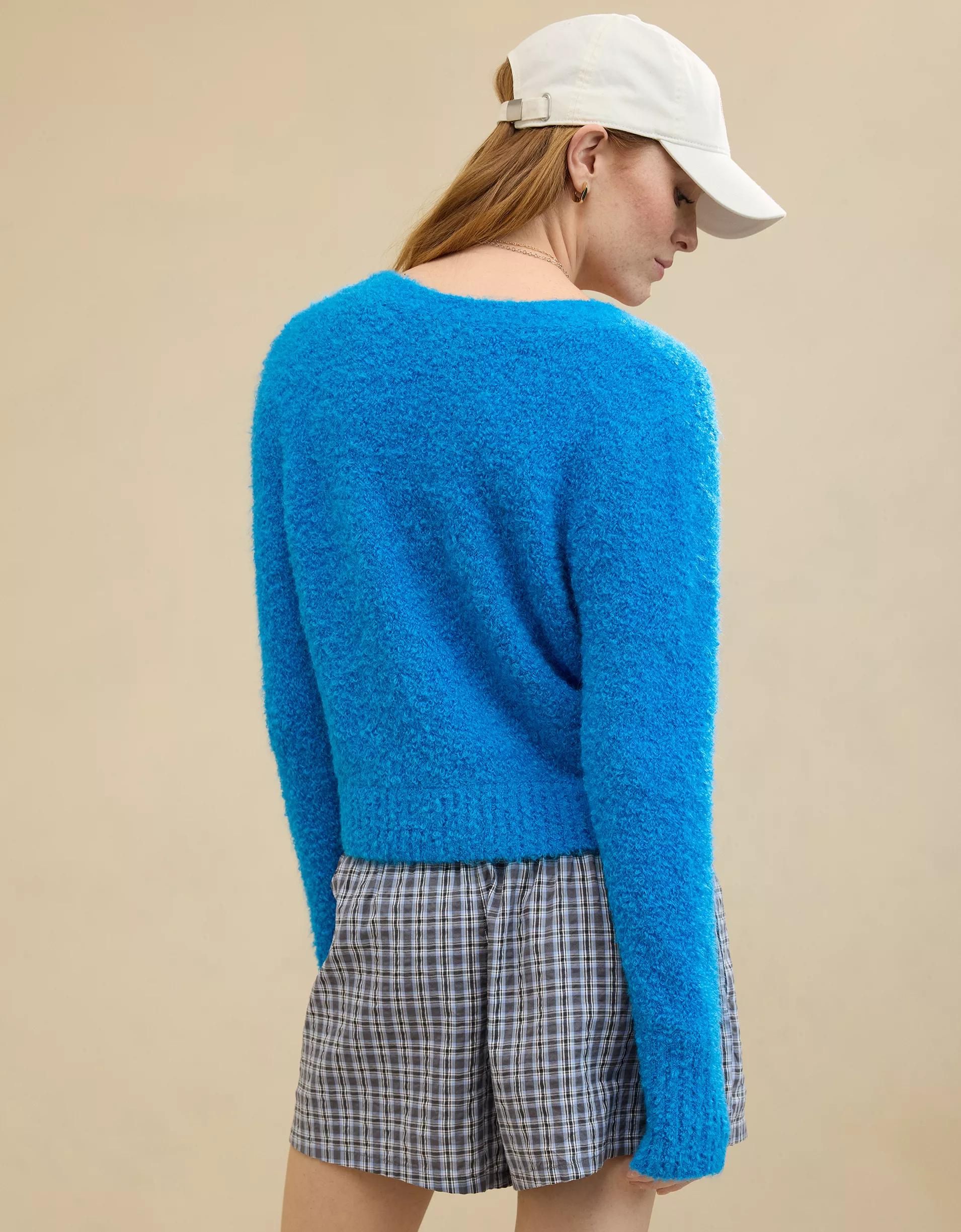 Aerie Teddy Boucle Cardigan Product Image