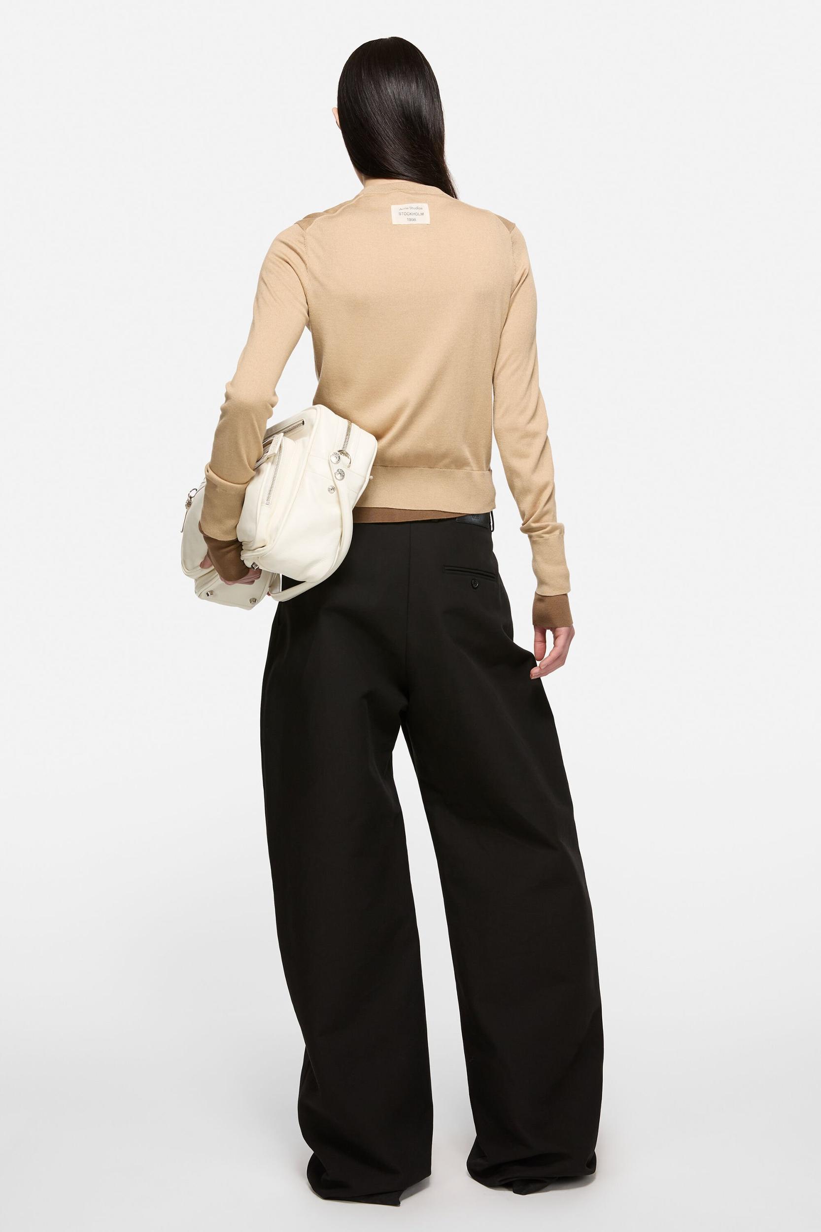 Layered silk cardigan Product Image