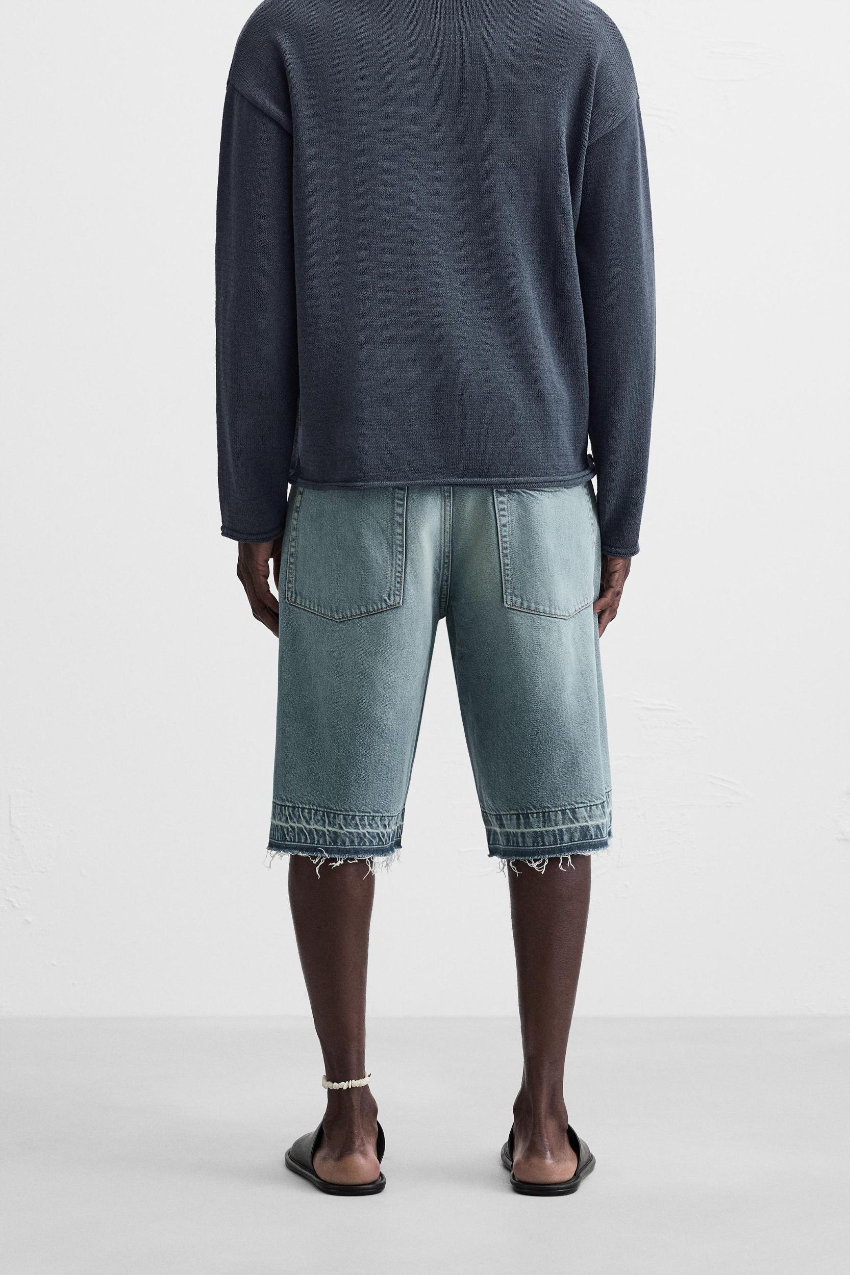 BAGGY FIT DENIM SHORTS Product Image