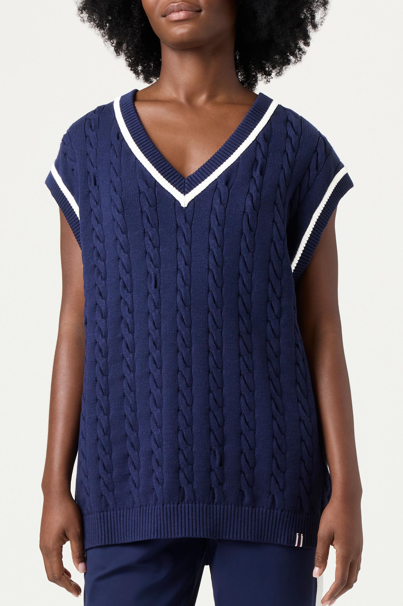 Baseline Cable Knit Vest Product Image