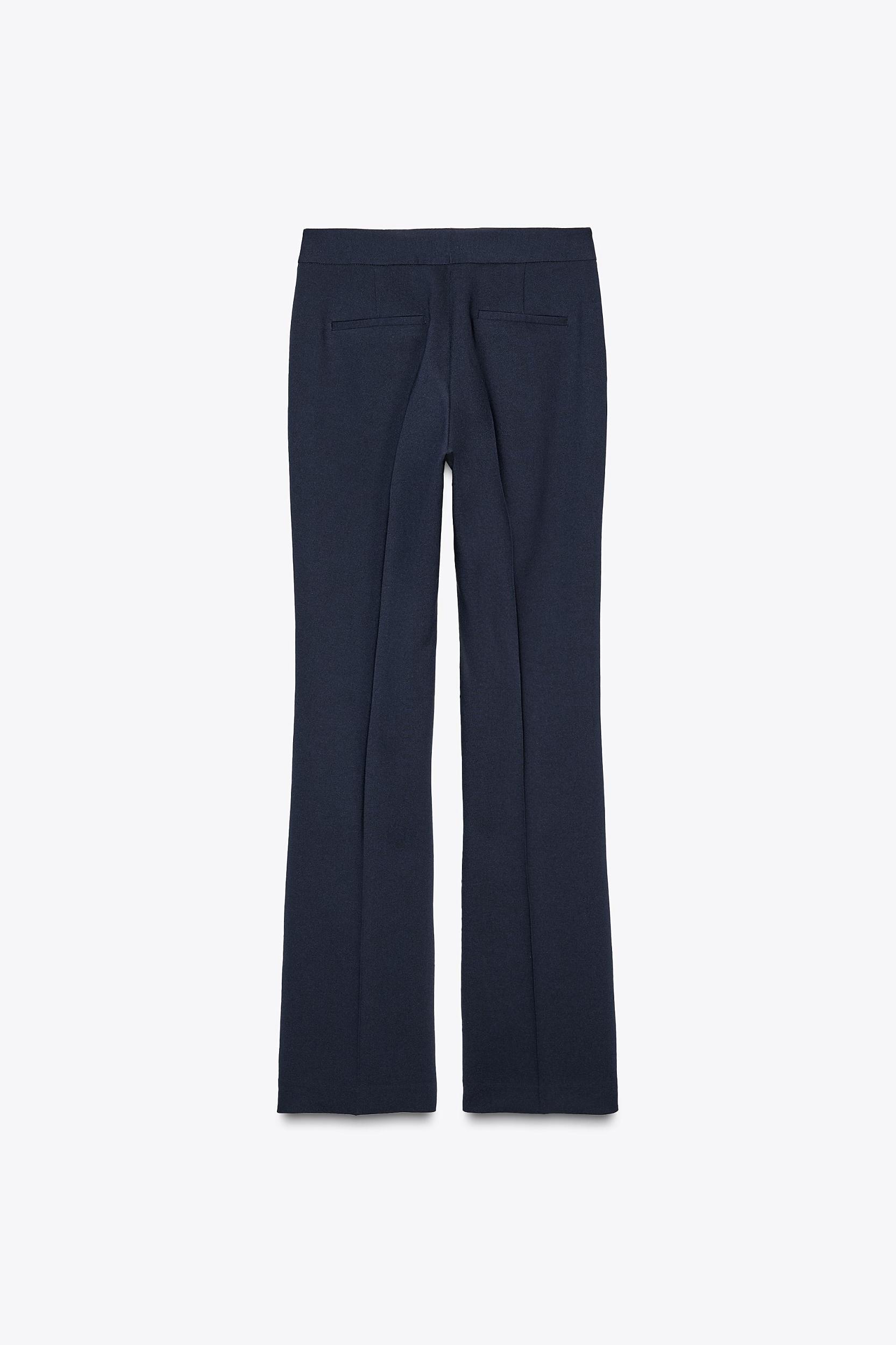 STRAIGHT MID-RISE PANTS Product Image