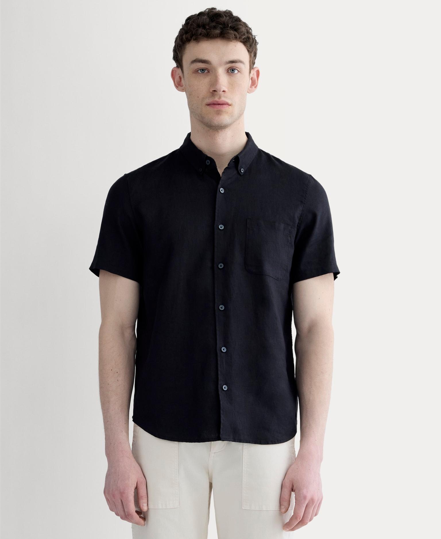 Mens Classic Short-Sleeve Shirt in Linen by Everlane Product Image