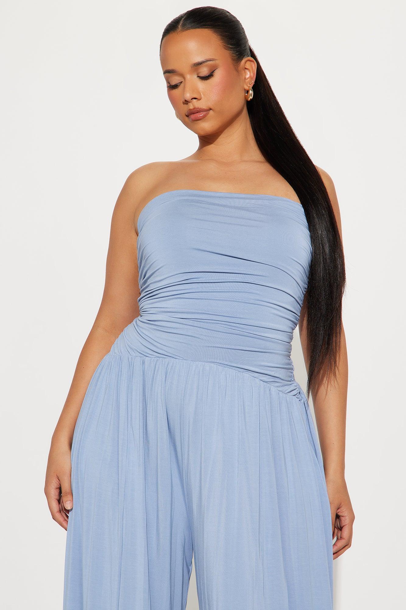 Hammock Daydreams Jumpsuit - Light Blue Product Image