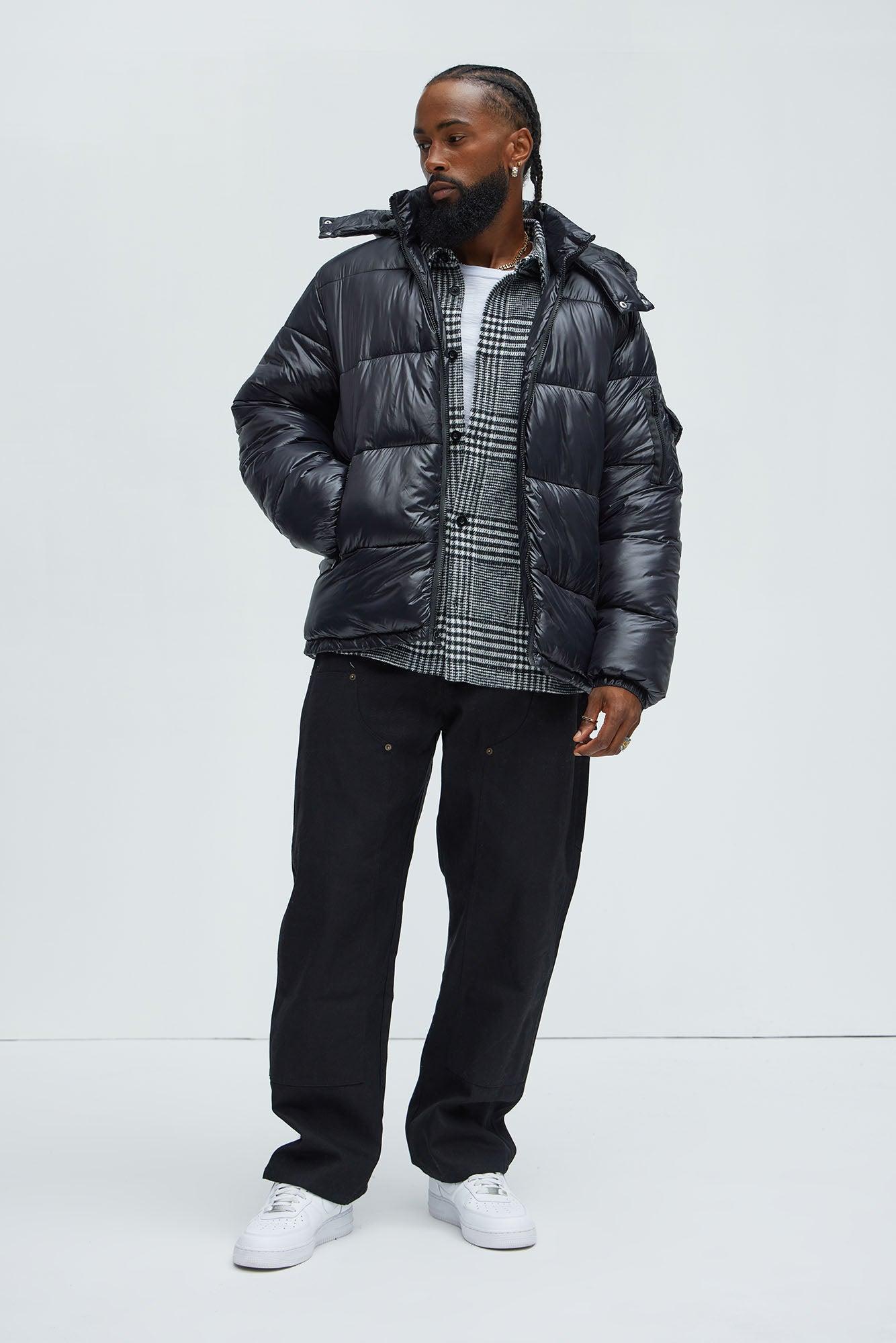 Nixer Puffer Jacket - Black Male Product Image