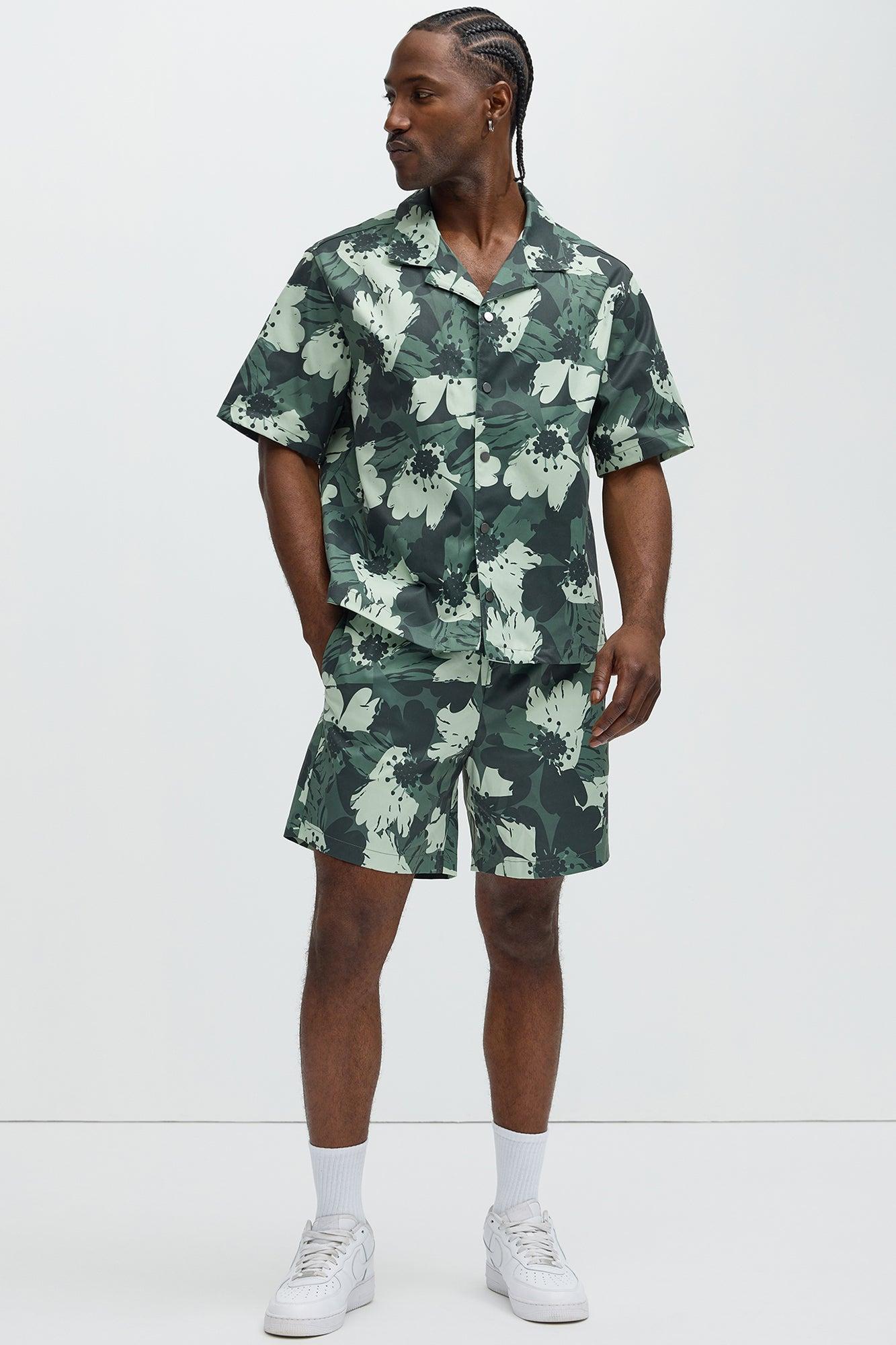 Elmore Floral Shirt - Green/combo Product Image