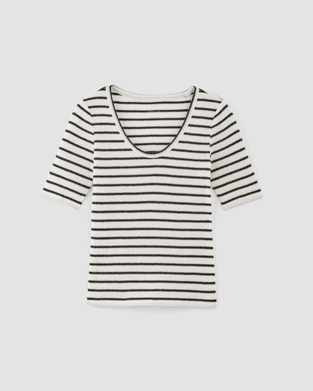 Womens Vintage Rib Scoop-Neck Top T-Shirt by Everlane Product Image