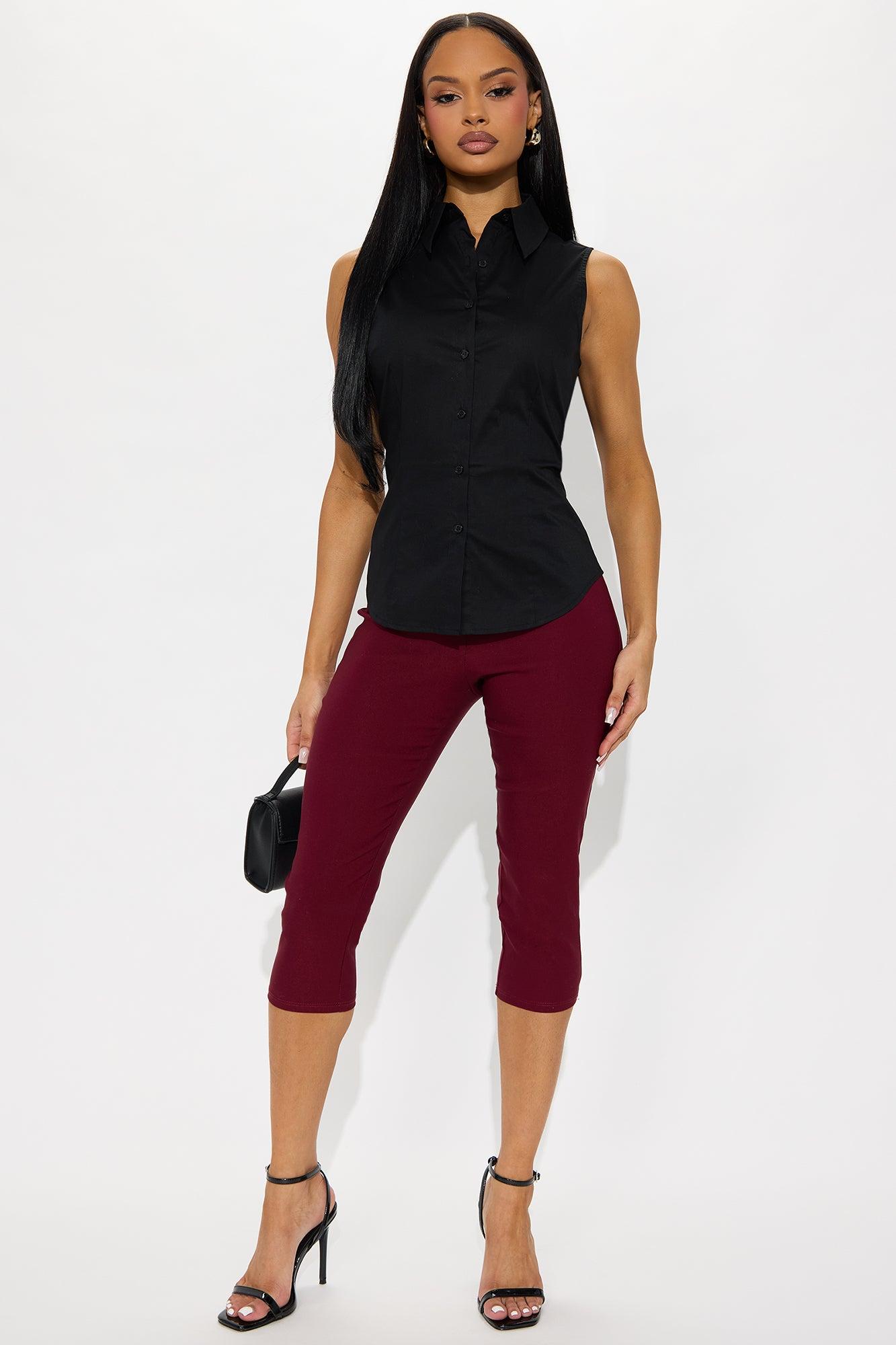 Brisa Poplin Shirt - Black Product Image