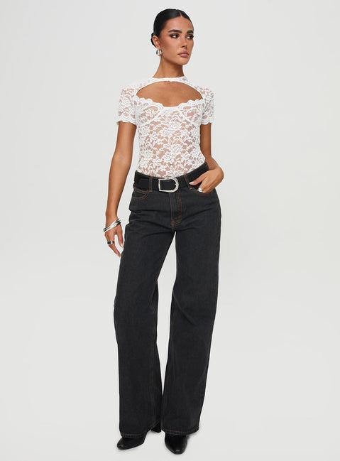 Giallo Bodysuit White Product Image