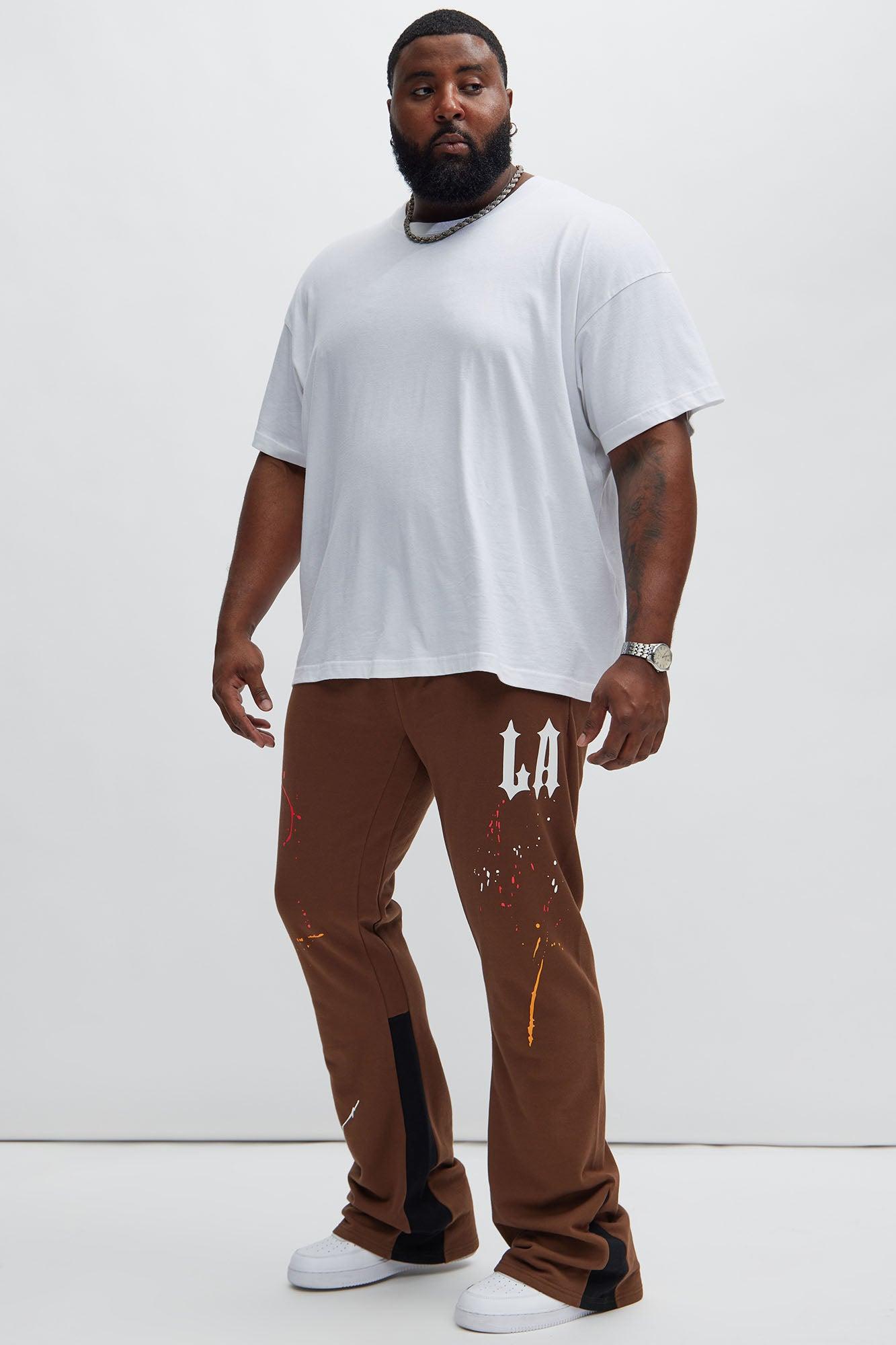LA Scrap Art Sweatpant - Brown Product Image