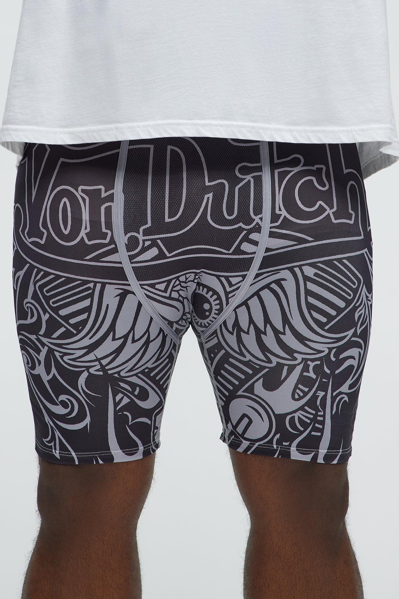 Von Dutch Monochrome Boxer Brief - Black/combo Male Product Image