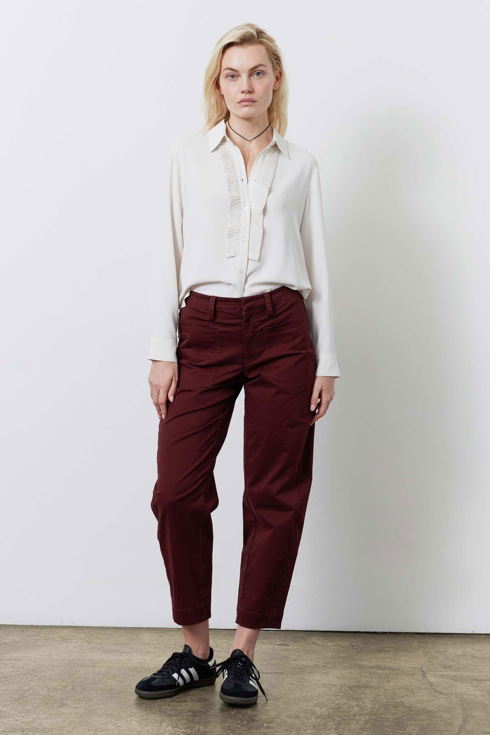 The Slouchy Soft Twill Pants Product Image