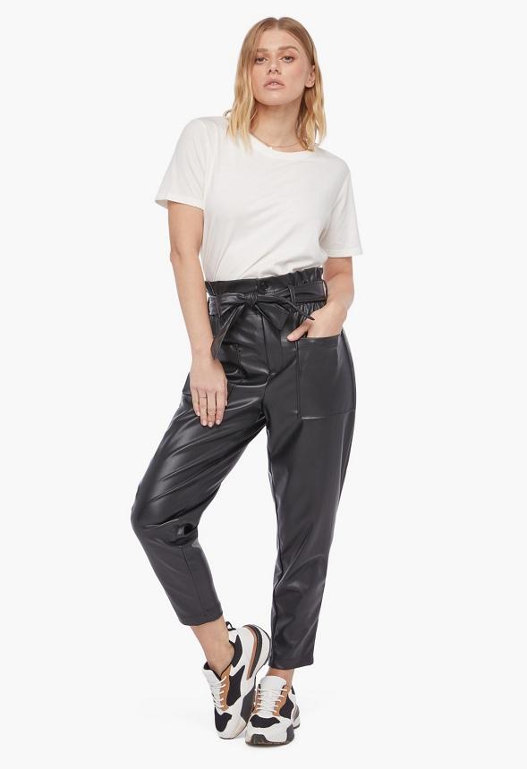 JustFab Margaux Platform Loafer Pump Womens Black/ White Size 8.5 Product Image