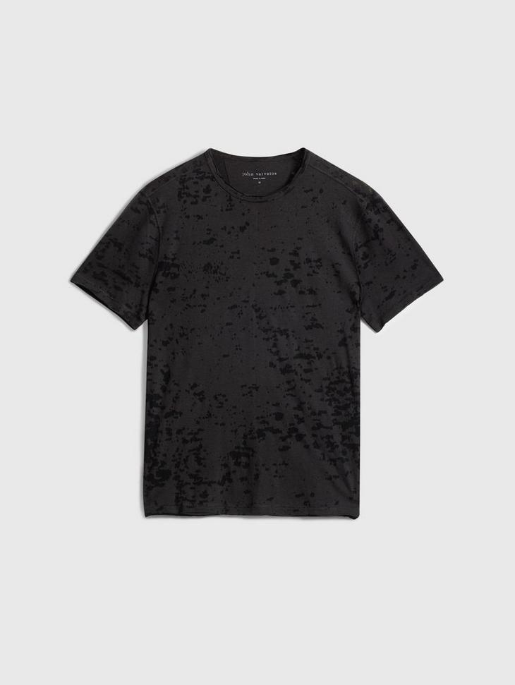 John Varvatos Eden Burnout Crew - Carbon Grey Product Image