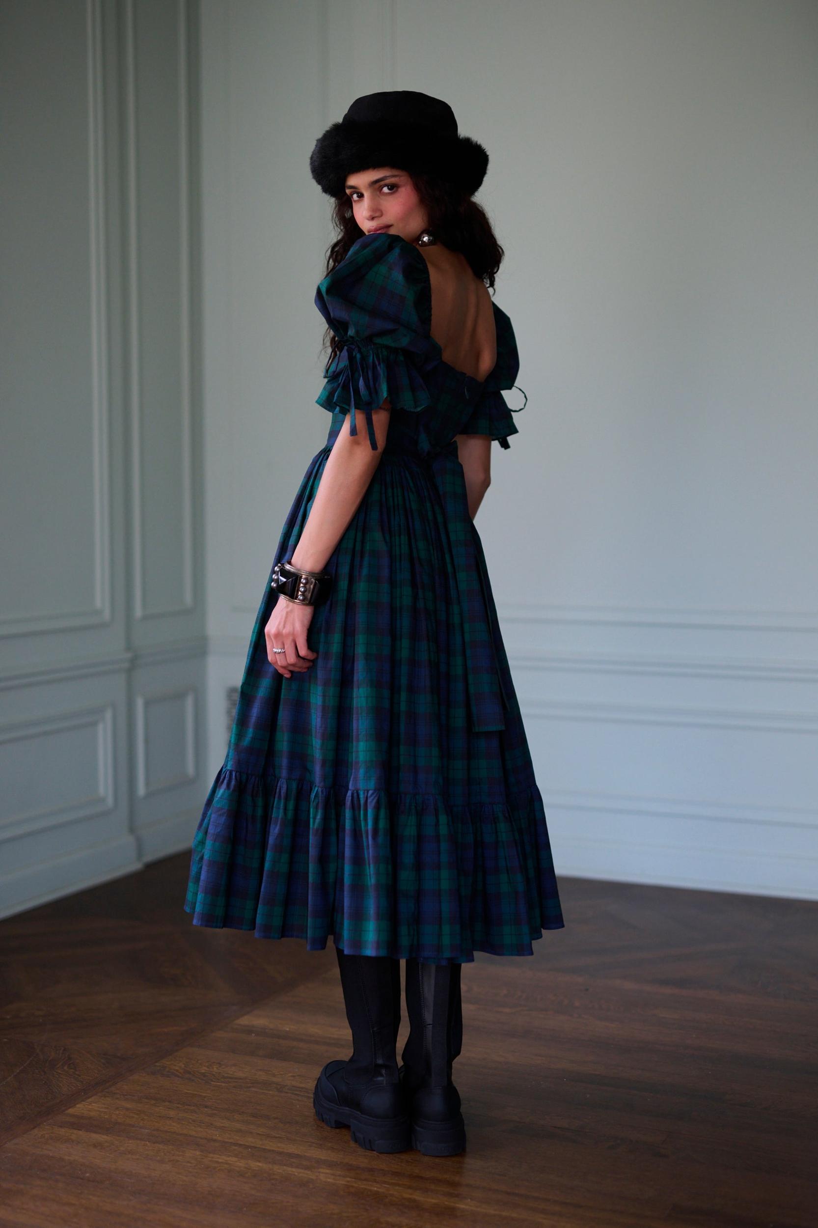 The Scotland Plaid Market Dress Product Image