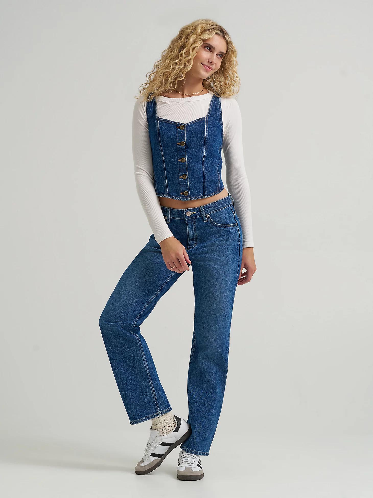 Women's Back Buckle Denim Tank | Women's Tops & Tees | Lee® Product Image