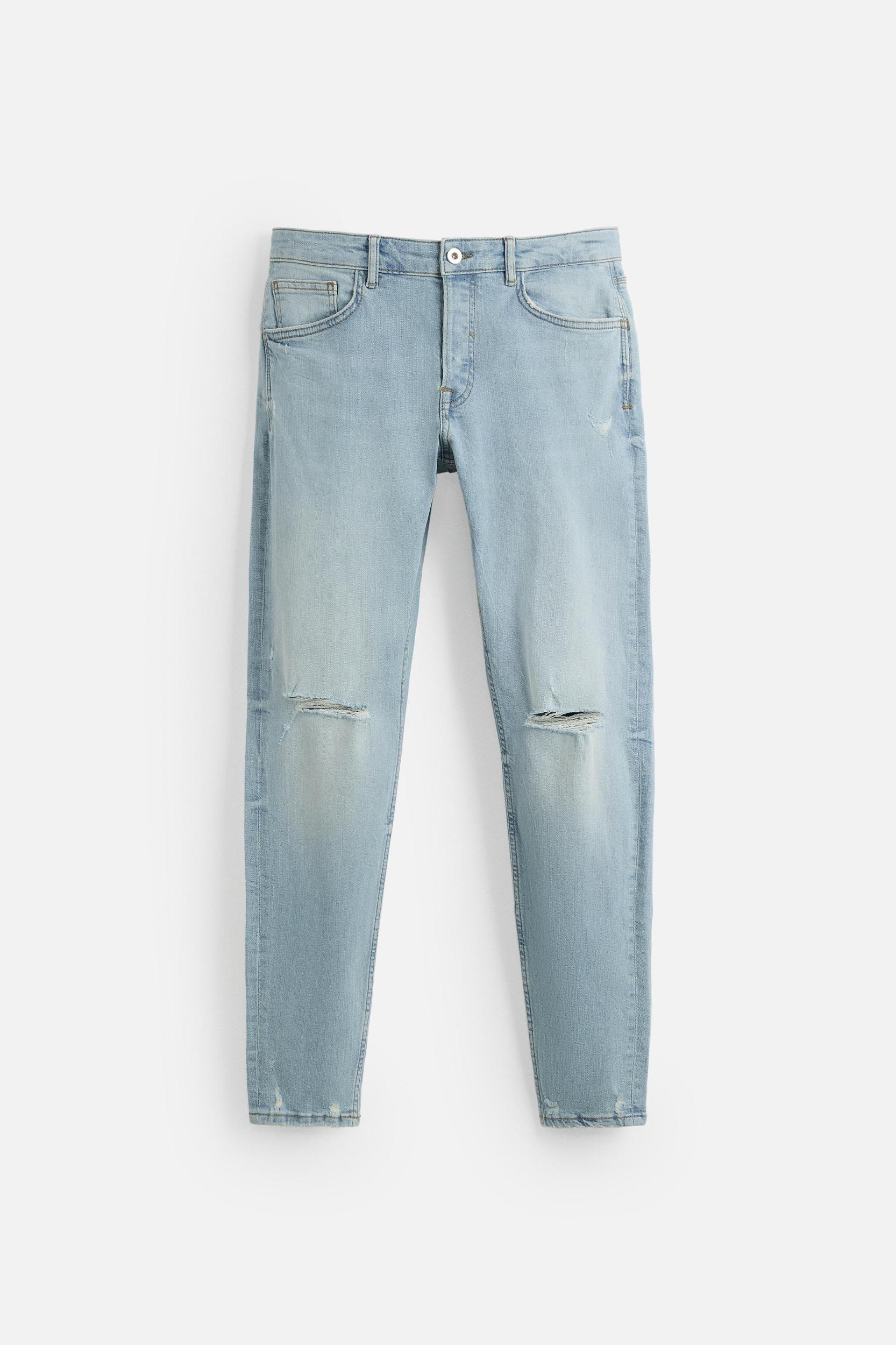 RIPPED SKINNY JEANS Product Image