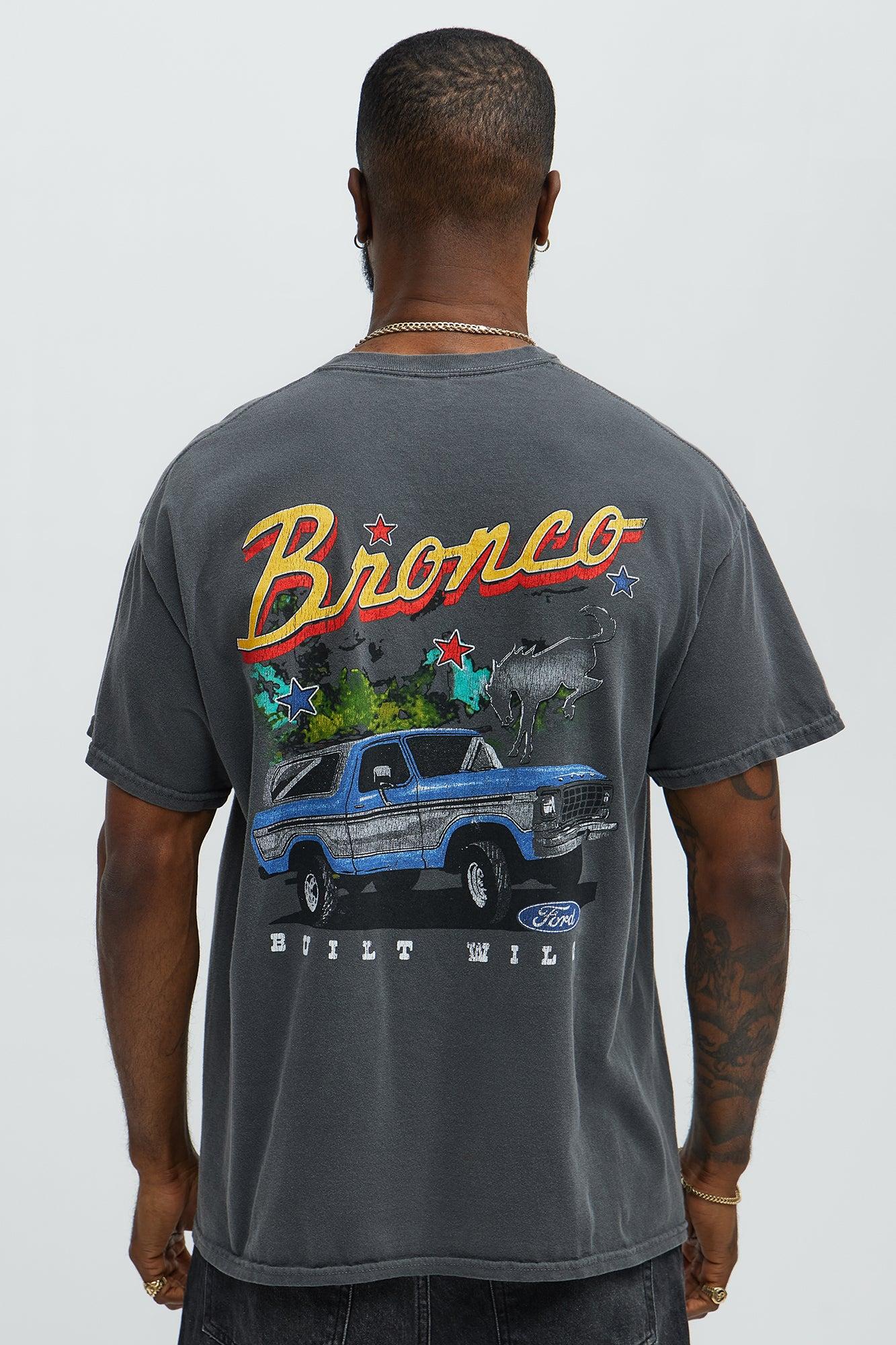 Ford Bronco Built Wild Short Sleeve Tee - Black Male Product Image