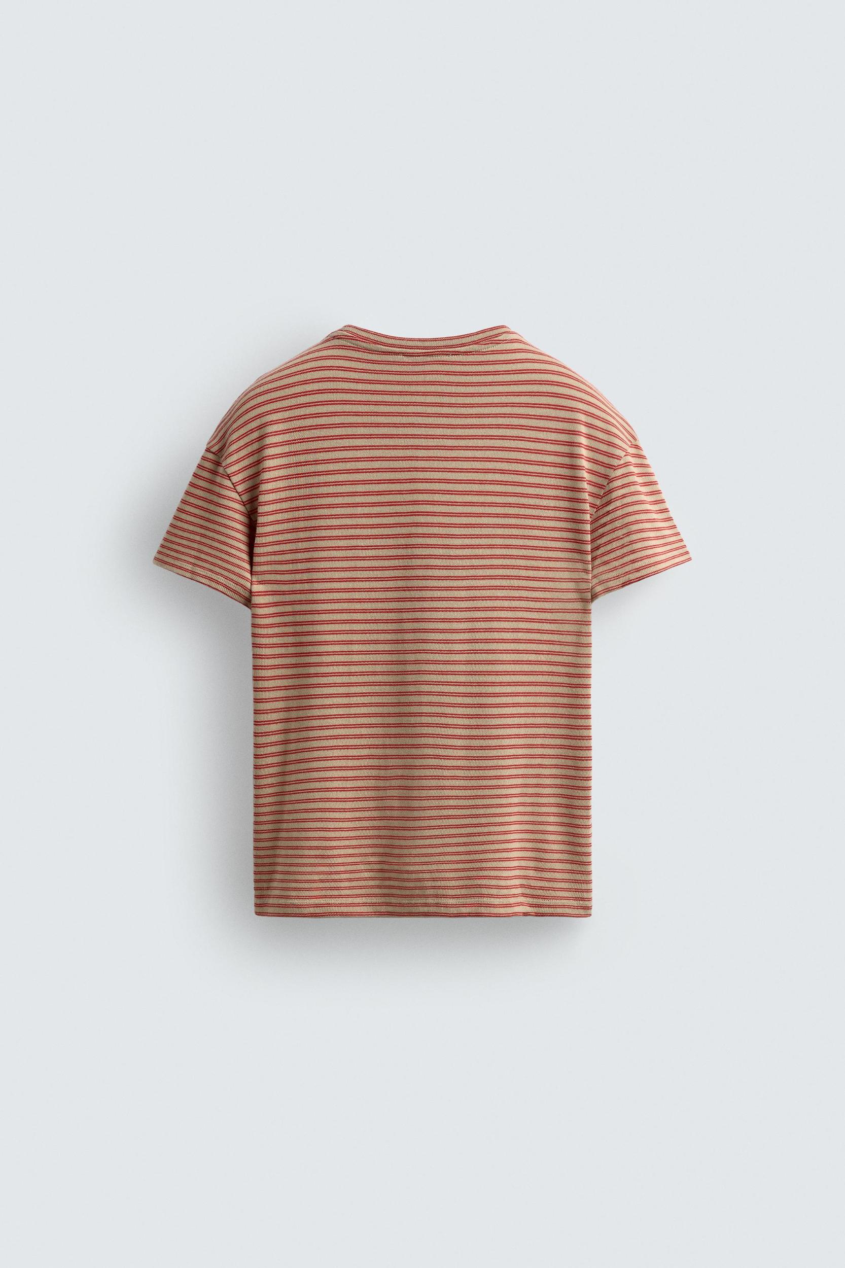 STRIPED JACQUARD T-SHIRT Product Image