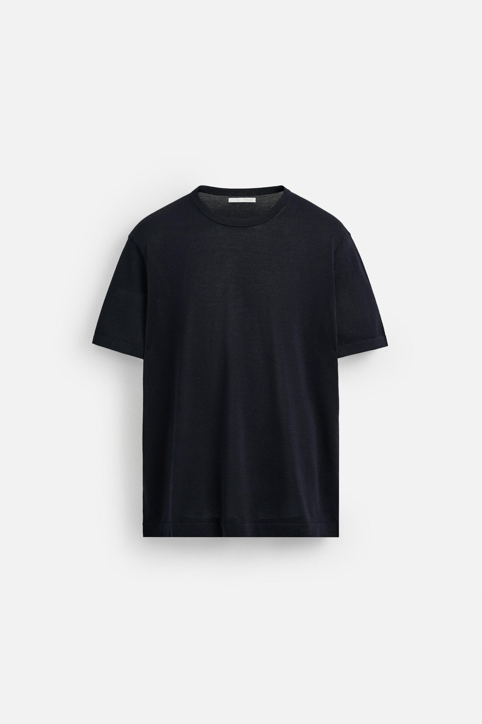 REGULAR FIT KNIT T-SHIRT Product Image