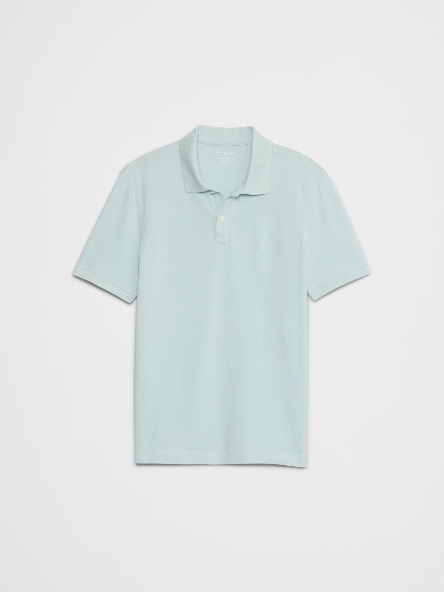 Slim Cotton Pique Polo Product Image