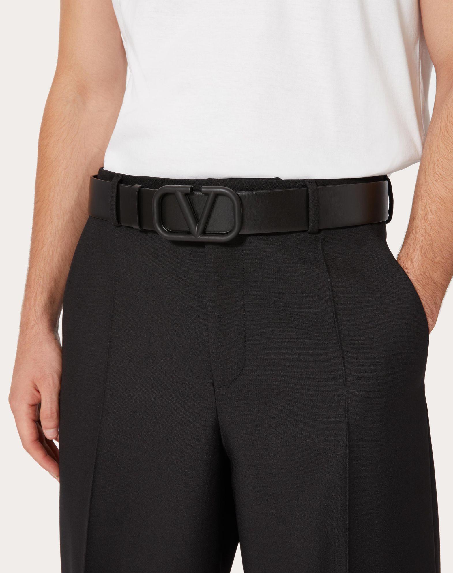 VLOGO SIGNATURE CALFSKIN BELT Product Image