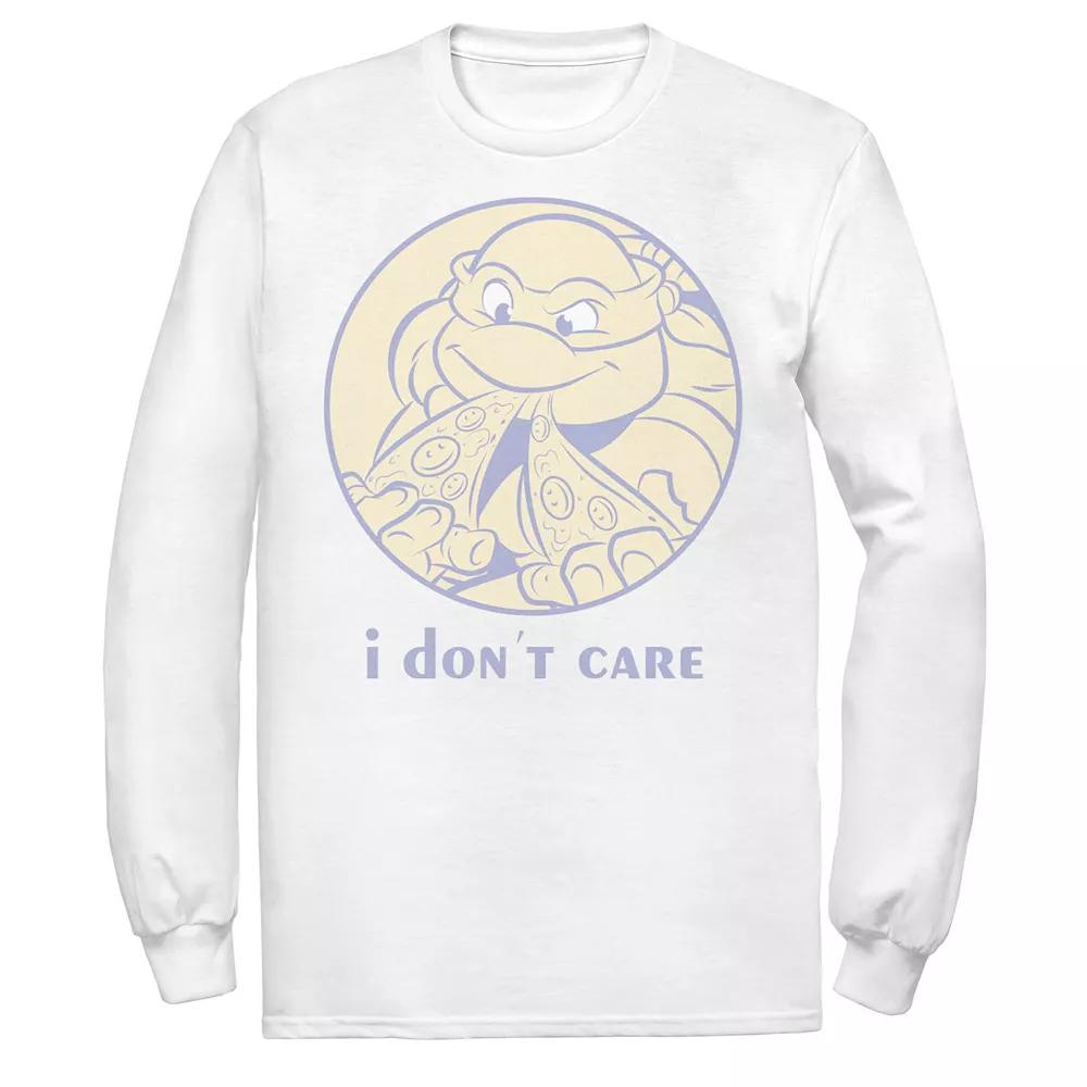 Men's Teenage Mutant Ninja Turtles I Don't Care Tee, Size: 3XL, White Product Image