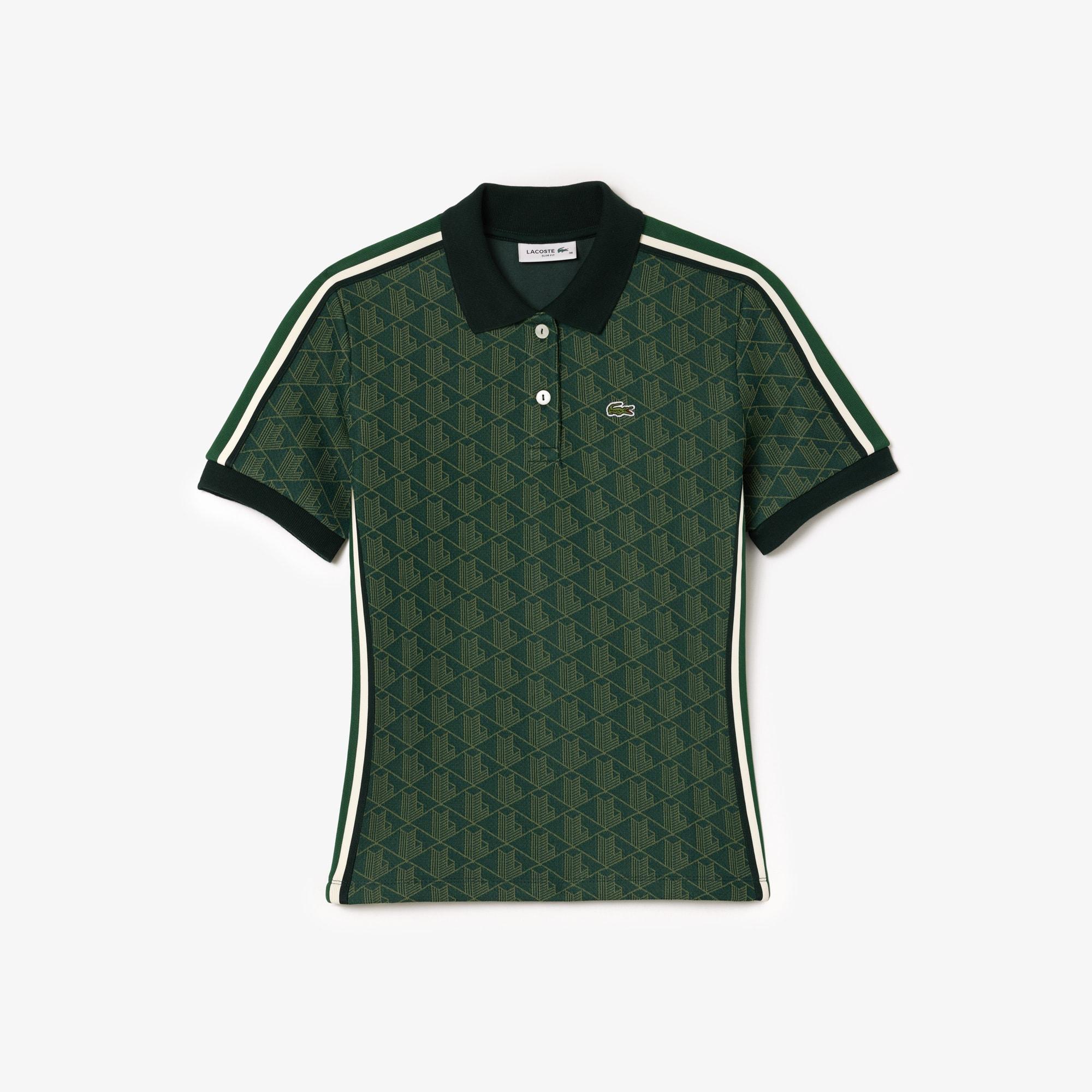 Women's Slim Fit Monogram Polo Product Image