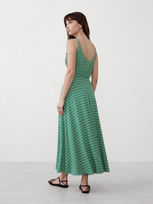 Scoop-Neck Midi Dress Product Image