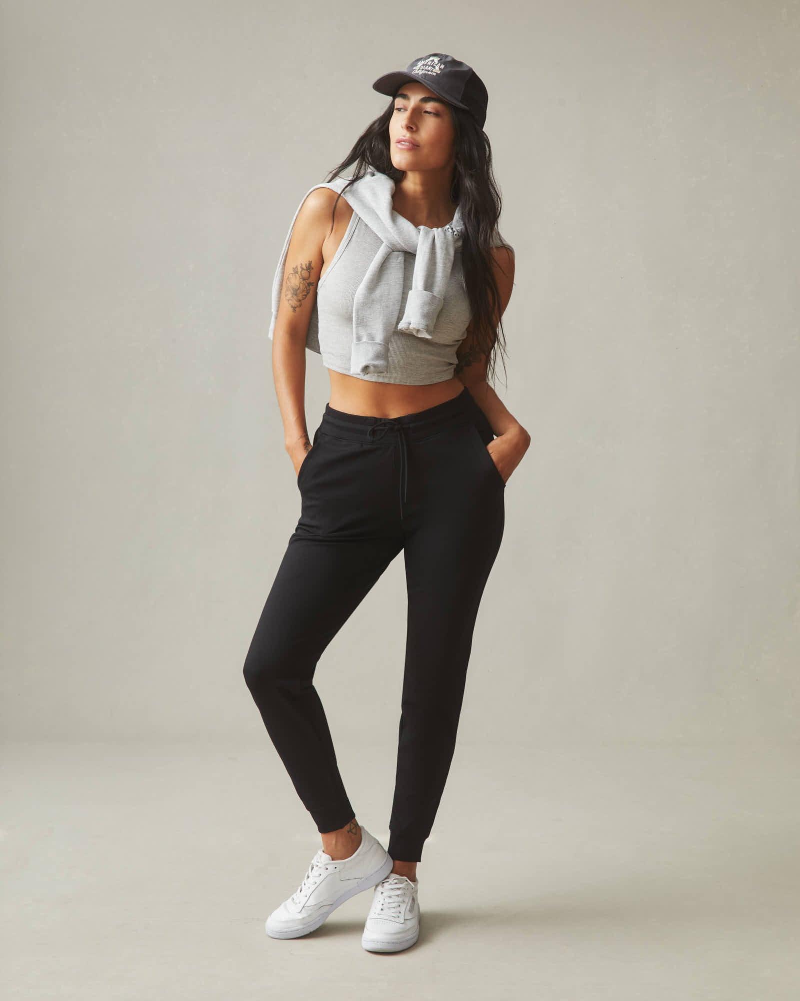 Women's Ponte Jogger - Super Black Product Image