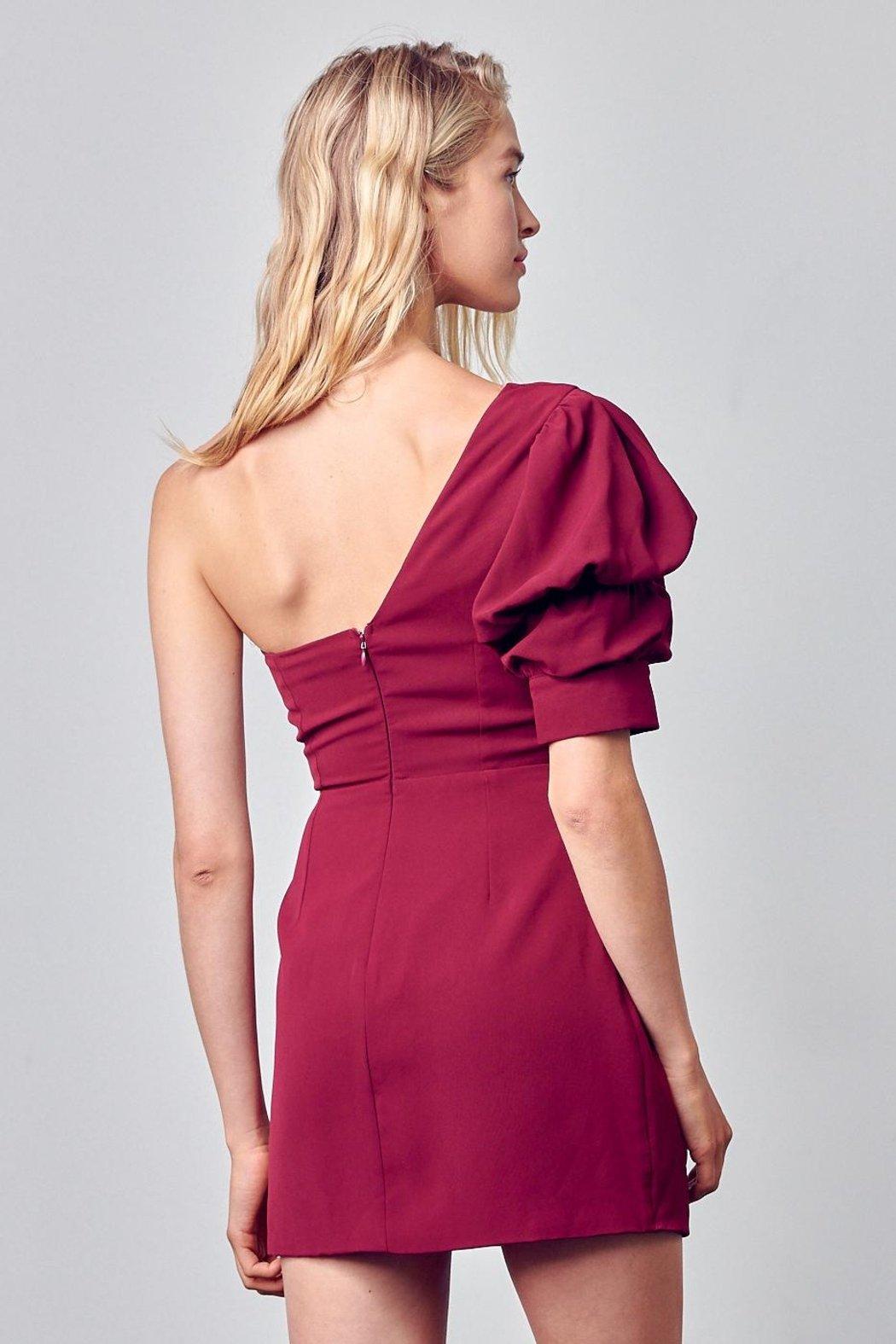 One Shoulder Dress Product Image