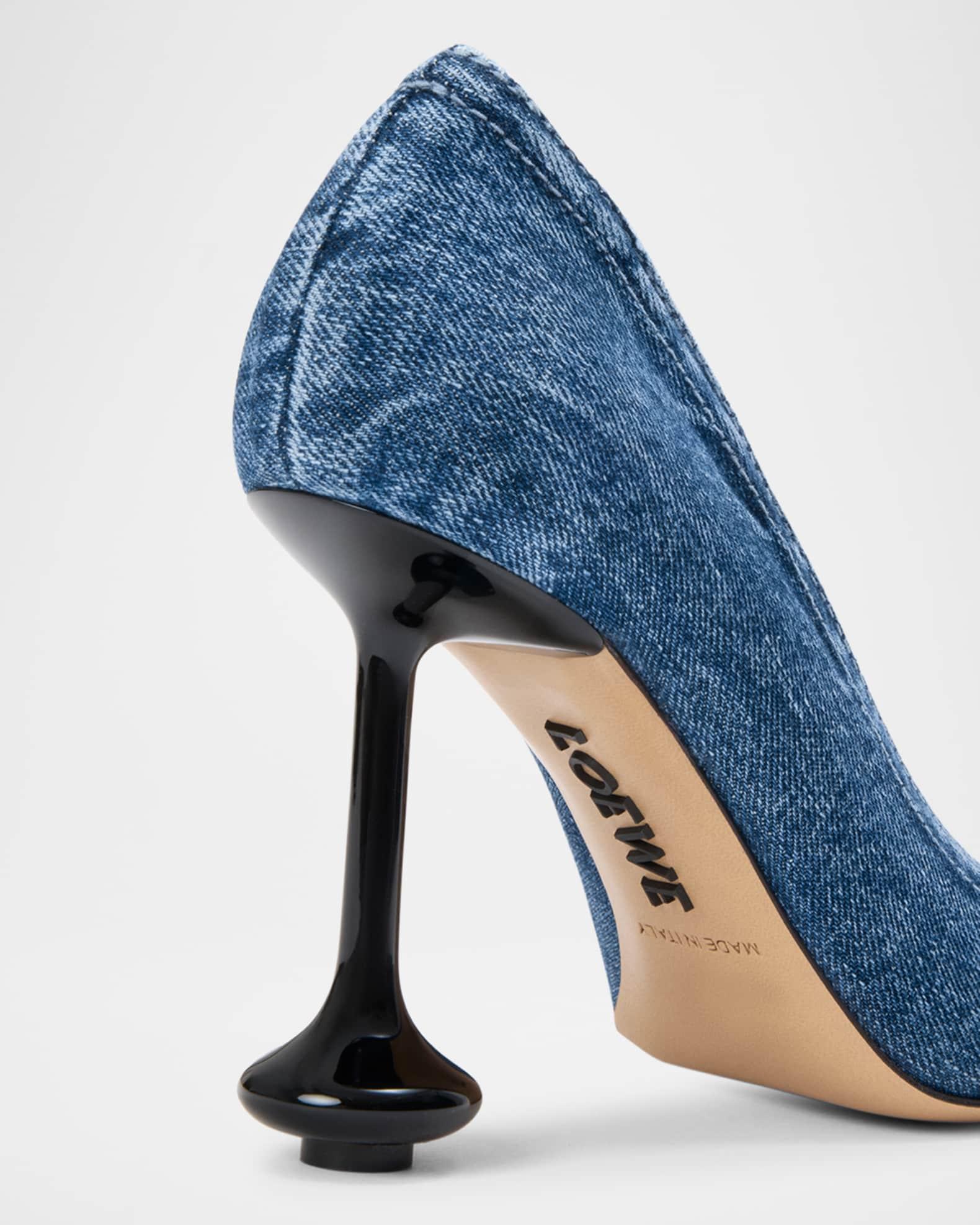 Toy Denim Drop Stiletto Pumps Product Image