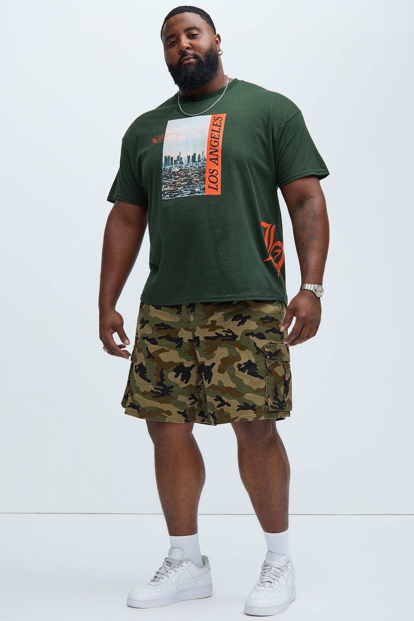 Twill Volley Cargo Shorts - Camouflage Product Image