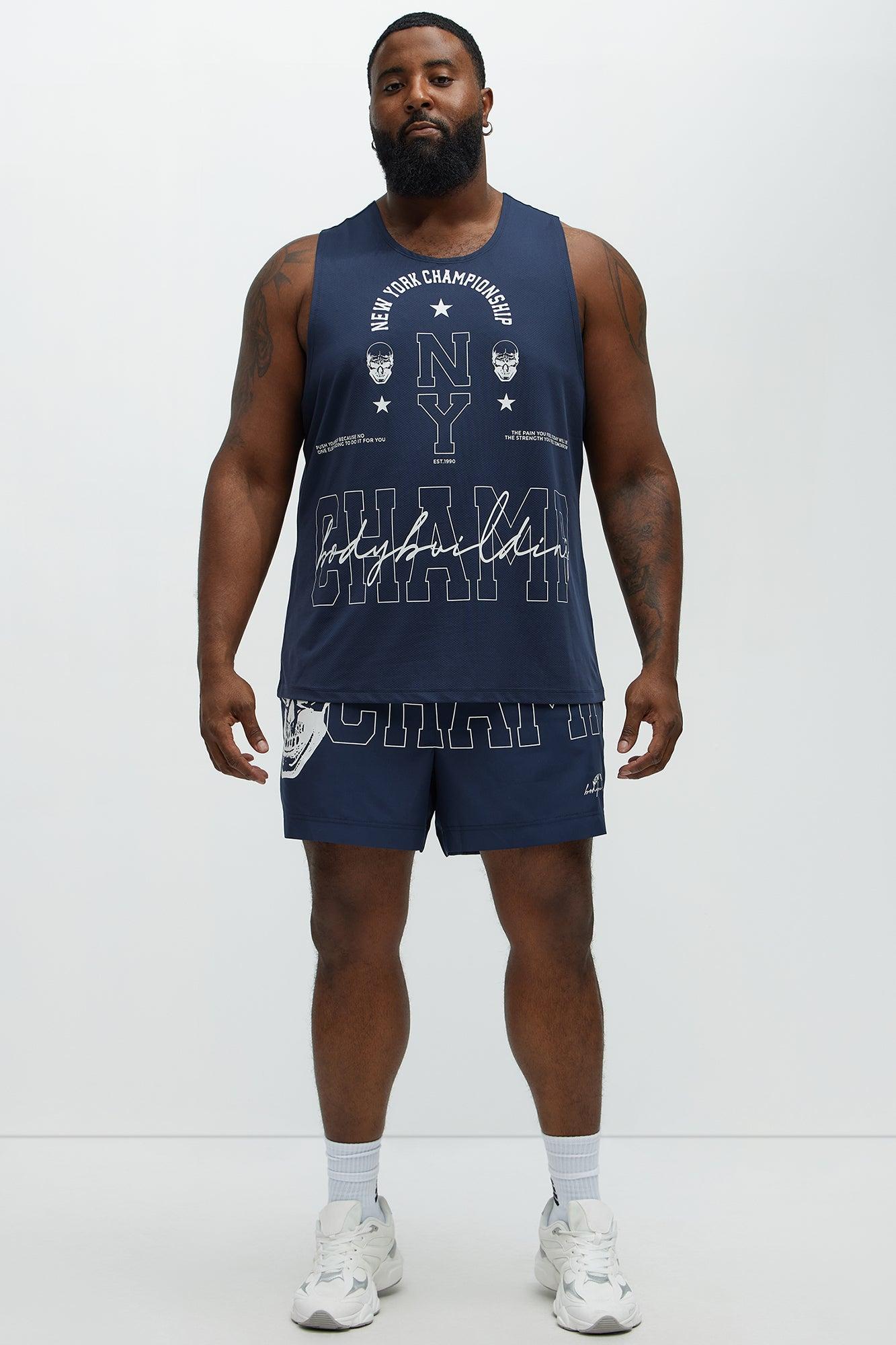 NY Champ Active Tank Top - Navy Product Image