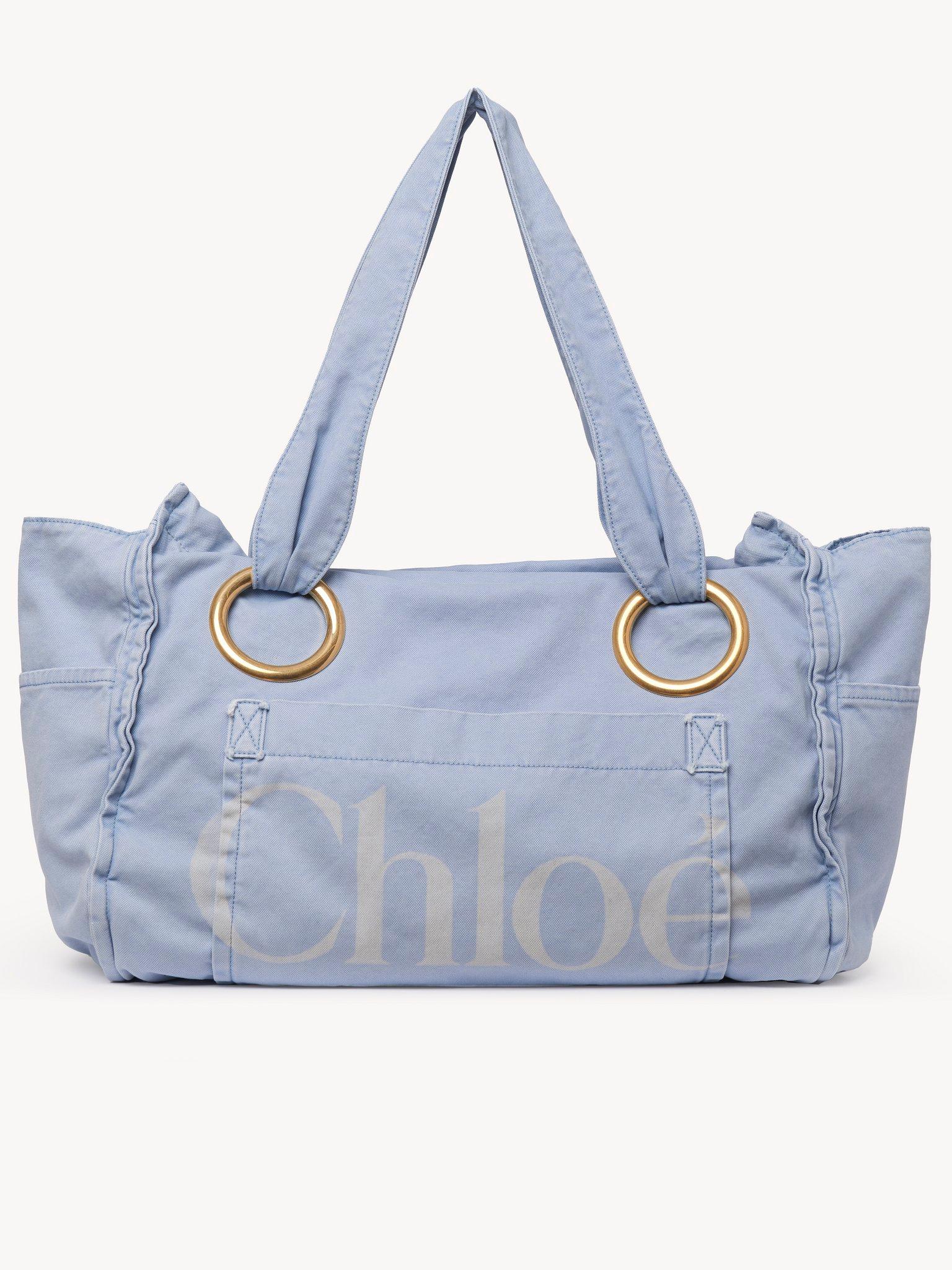 Large Chloé Plage tote bag in cotton Product Image